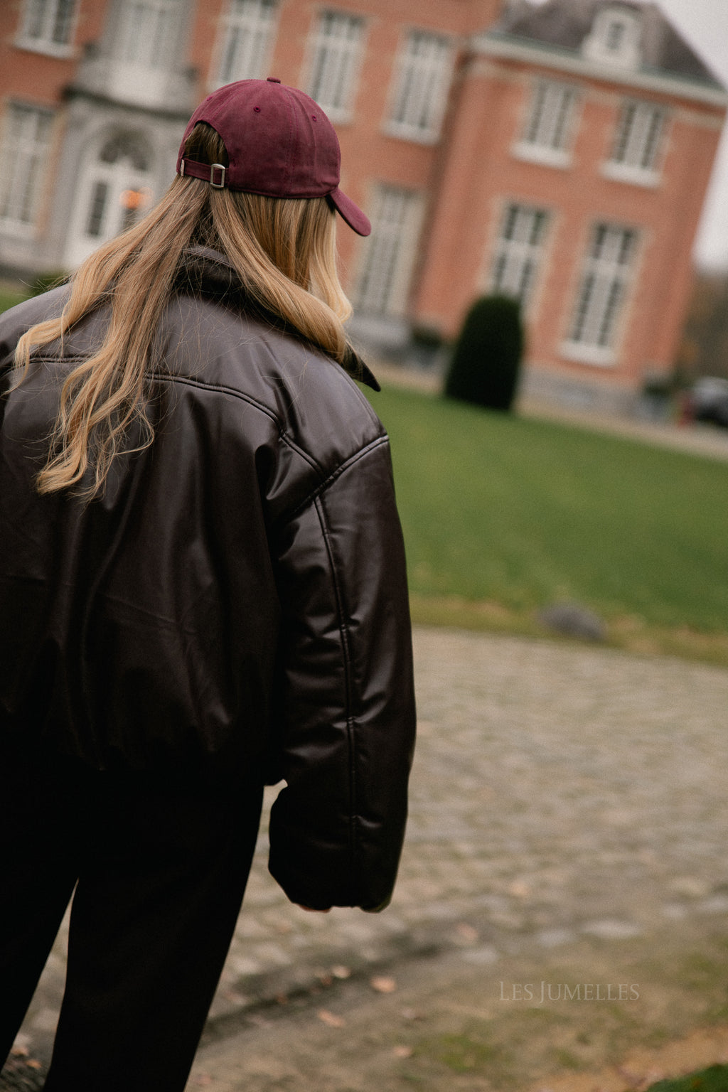 OBJCleo LS short jacket seal brown