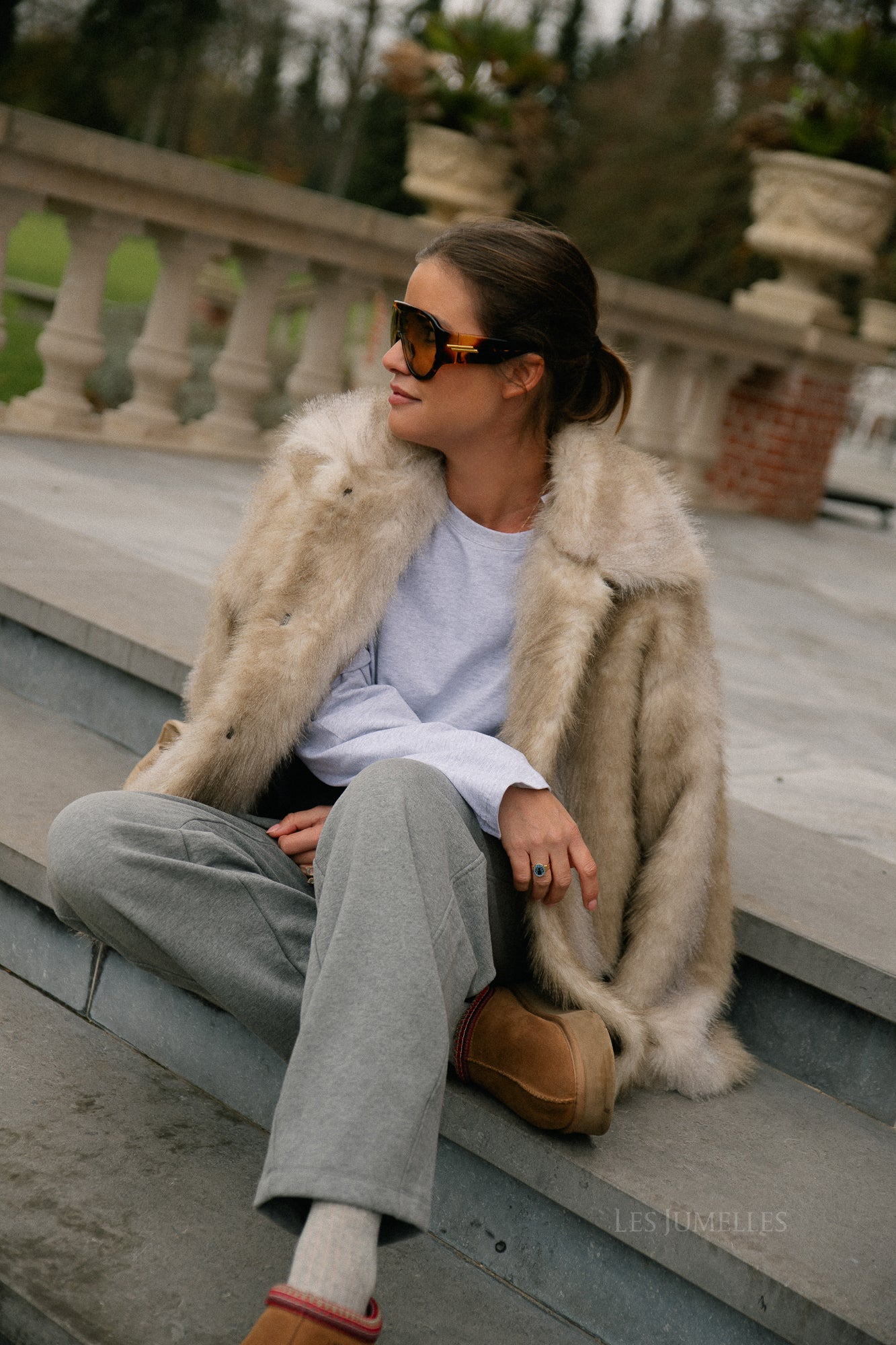 SLFBarrel Ari Gia MW broek middengrijs gemêleerd