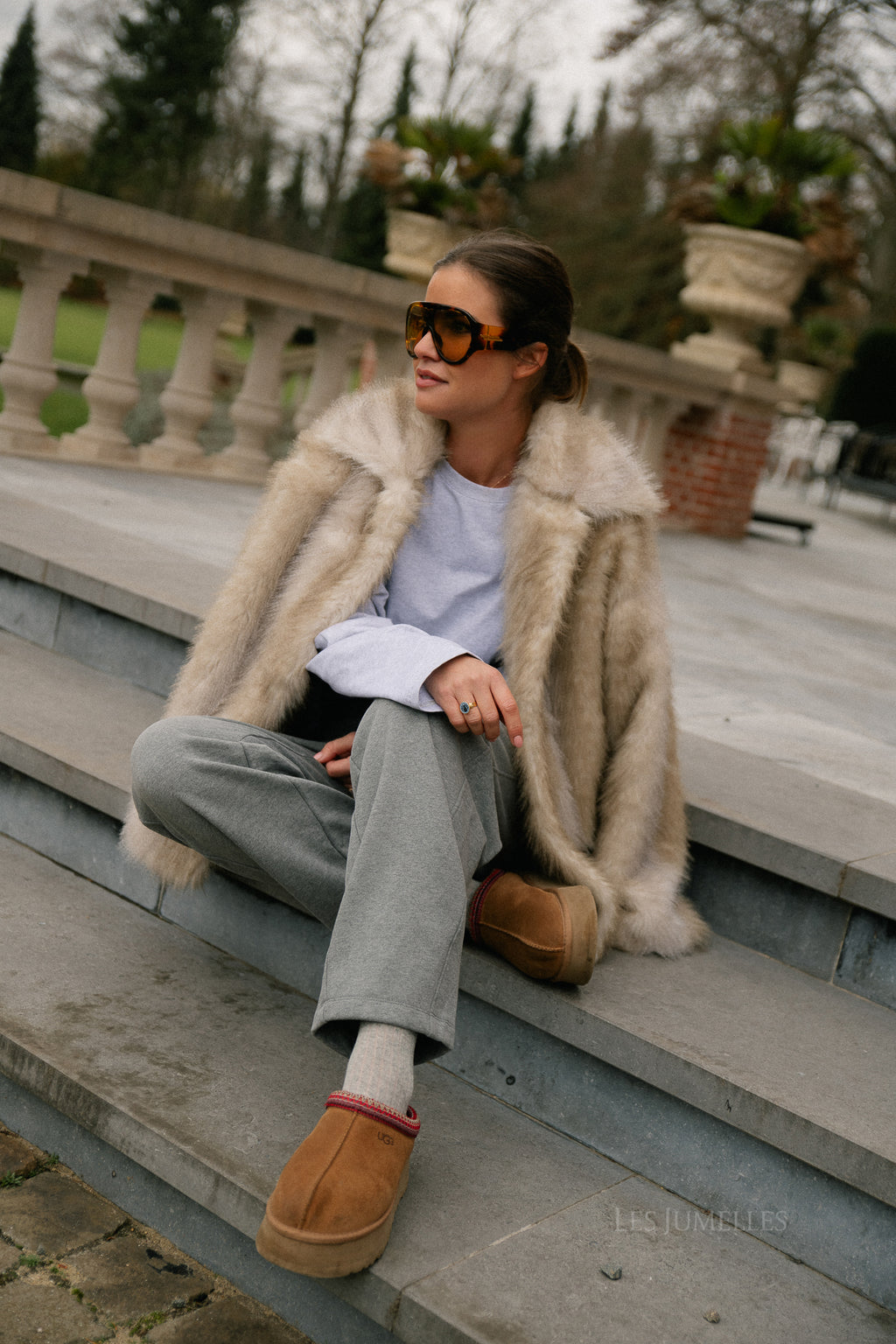 SLFBarrel Ari Gia MW broek middengrijs gemêleerd