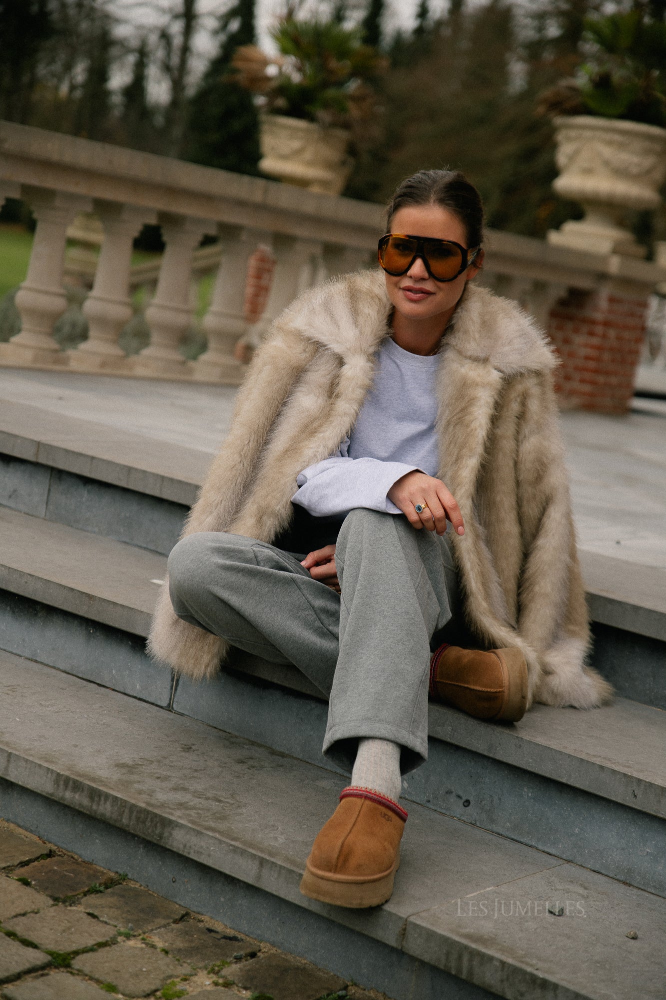 SLFBarrel Ari Gia MW broek middengrijs gemêleerd