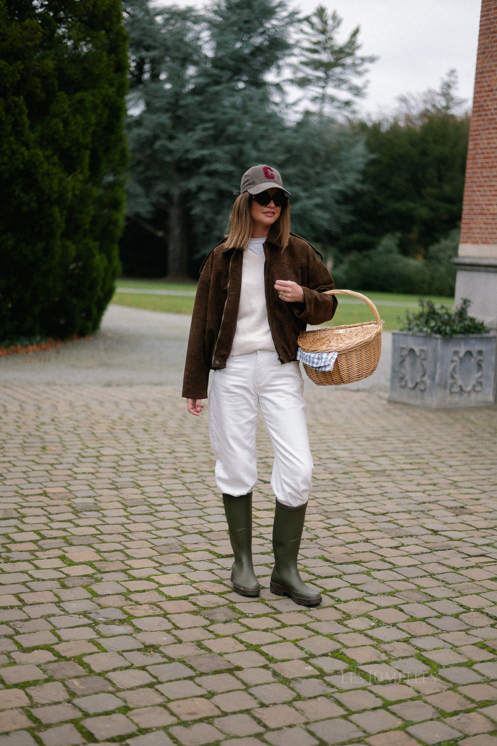 Aurora suede jacket dark brown