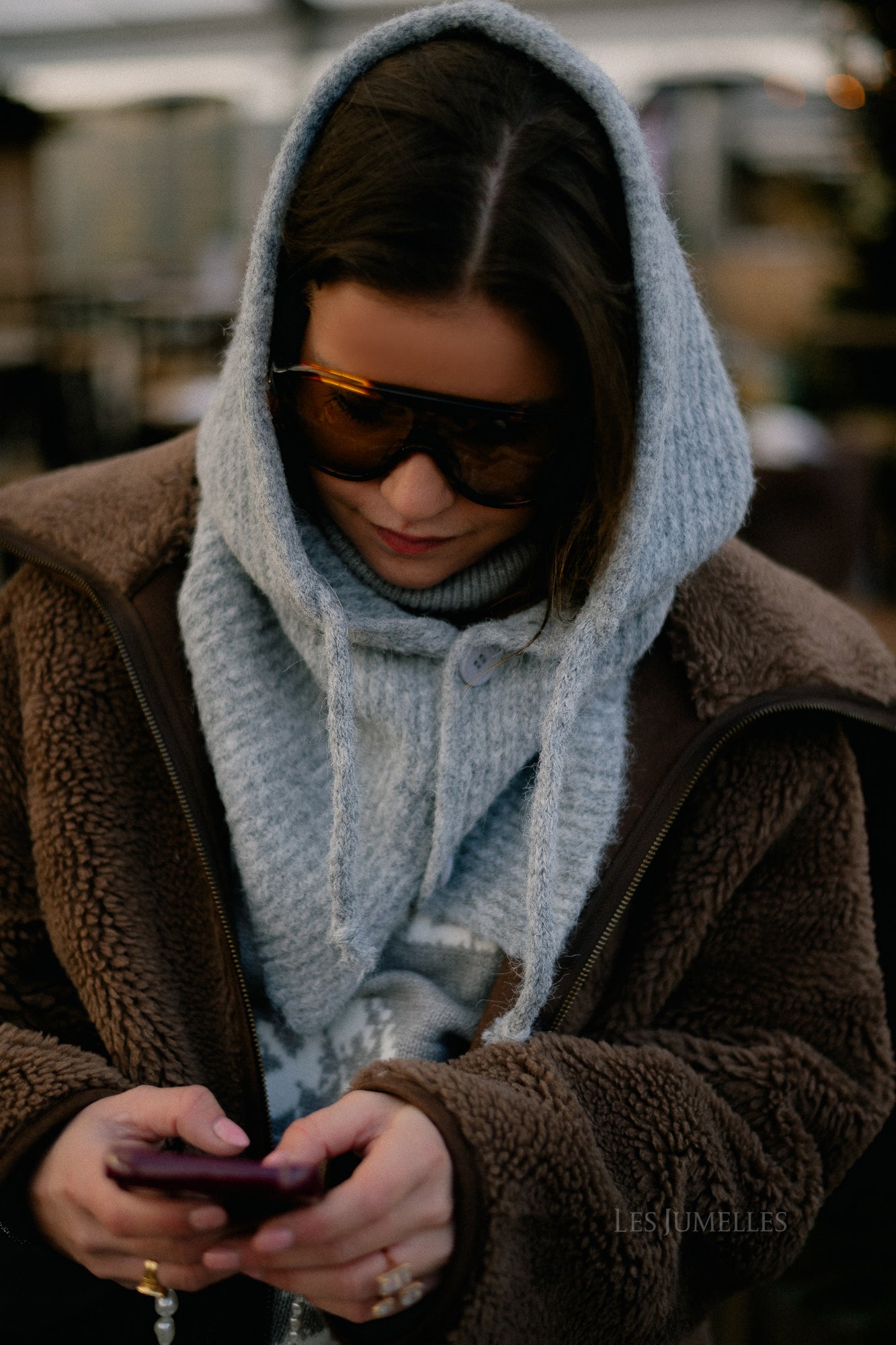 Babette Balaklava Grey Melange