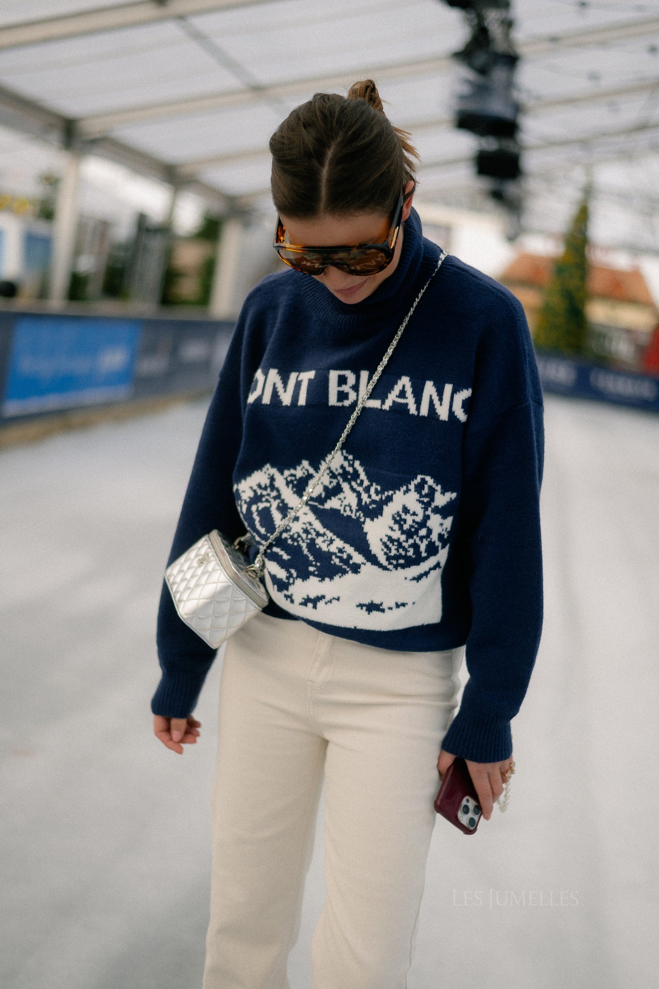 Mont Blanc gebreide trui blauw