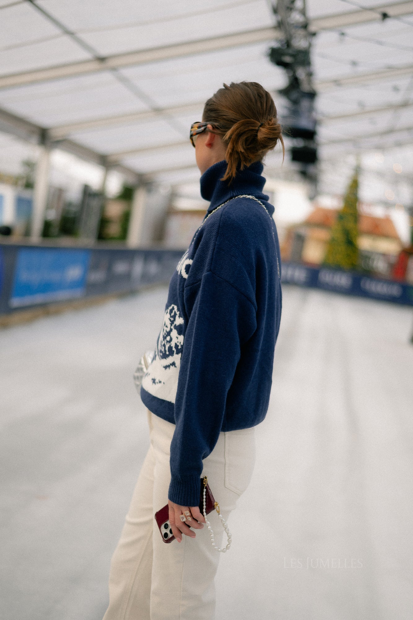 Mont Blanc gebreide trui blauw