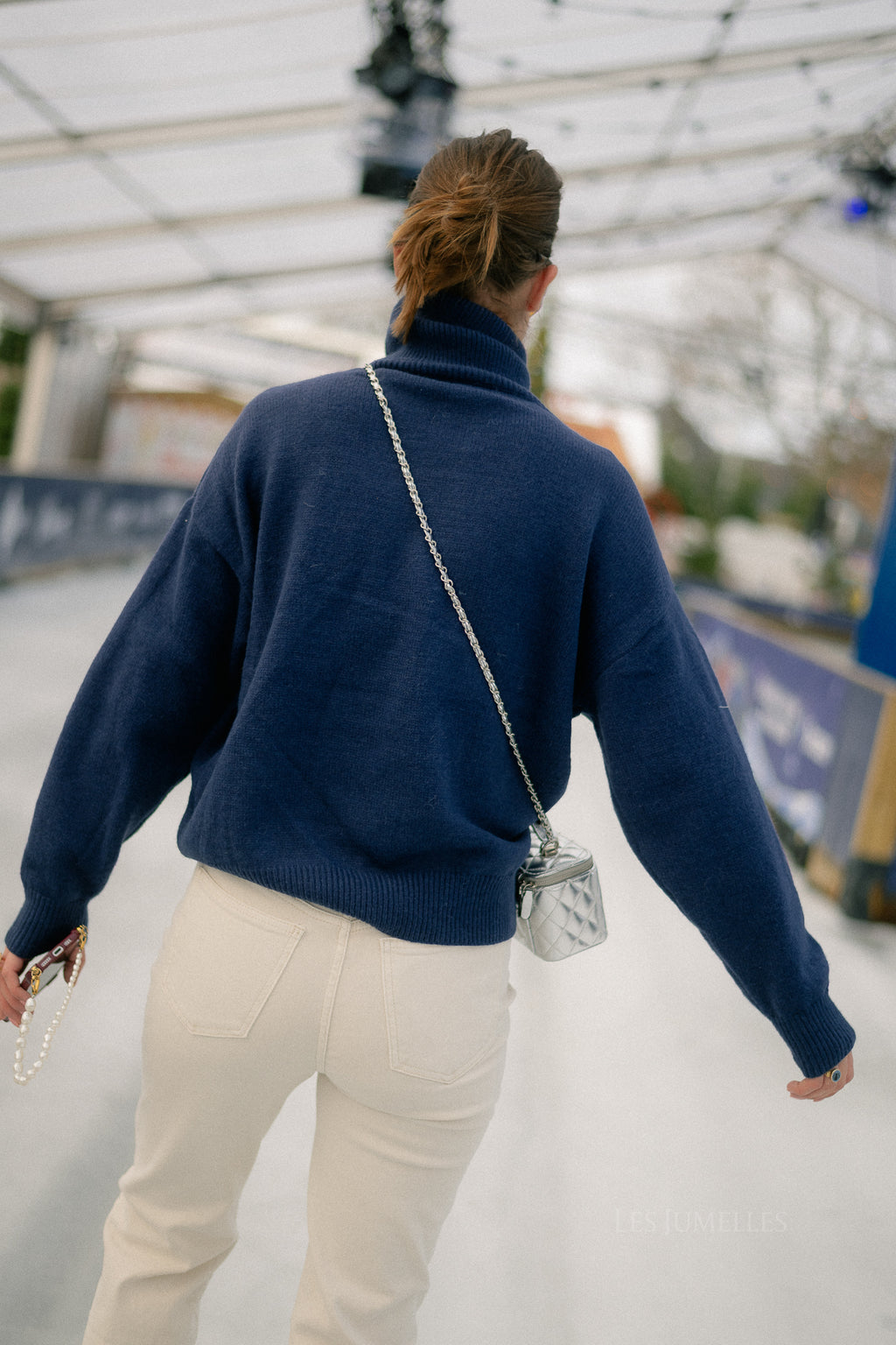 Mont Blanc gebreide trui blauw