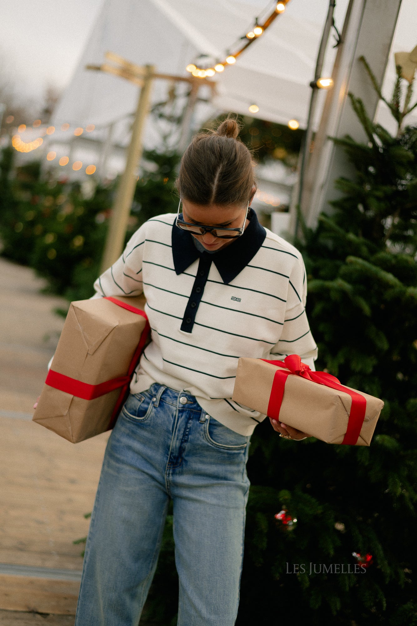 GZTaige Polo-Pullover Egret/Sky Captain