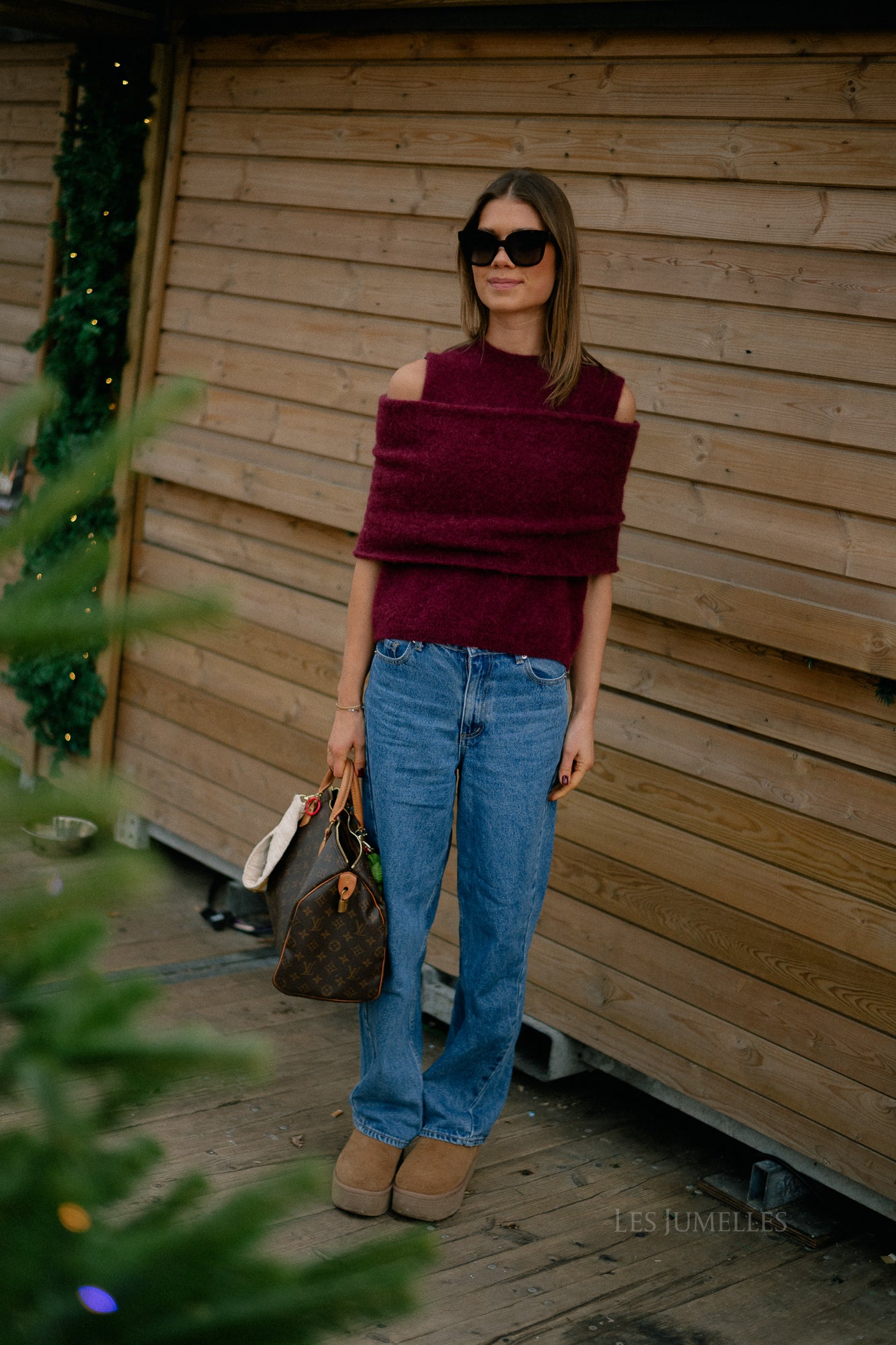 Louelle jumper burgundy