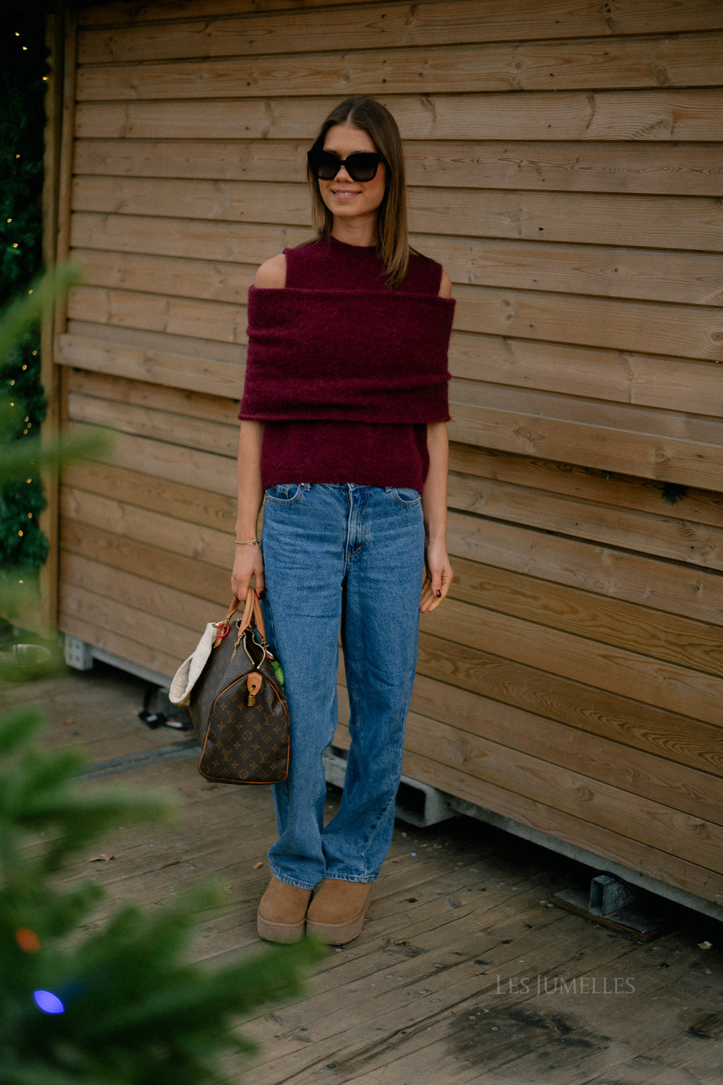 Louelle jumper burgundy