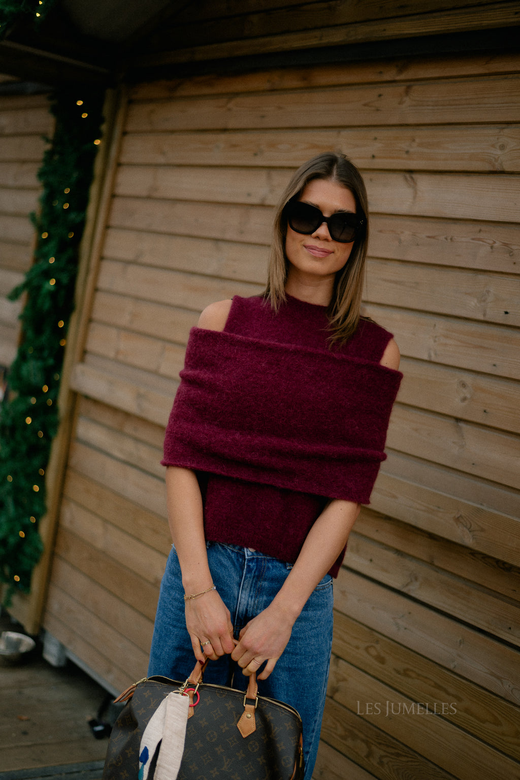 Louelle jumper burgundy