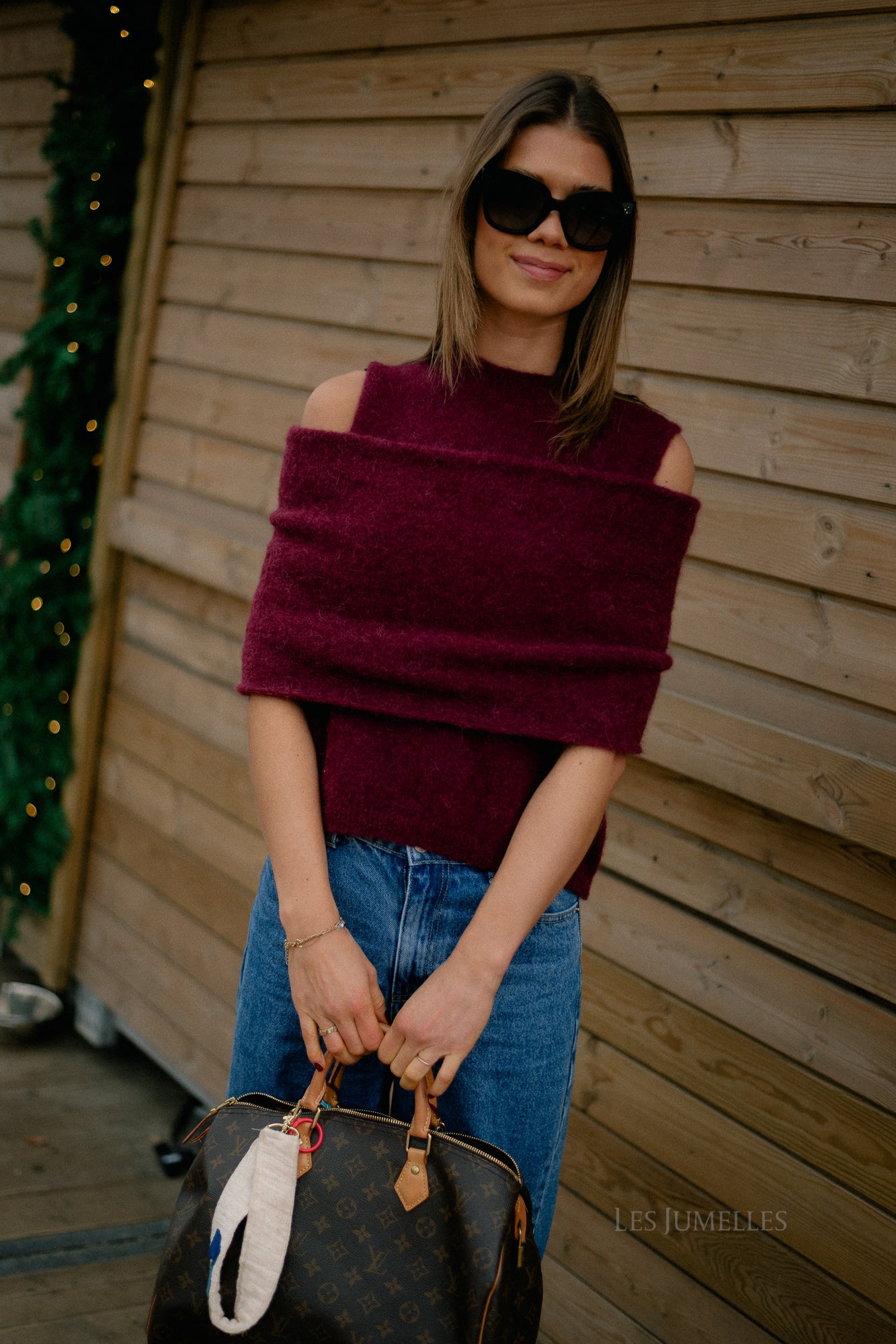 Louelle jumper burgundy