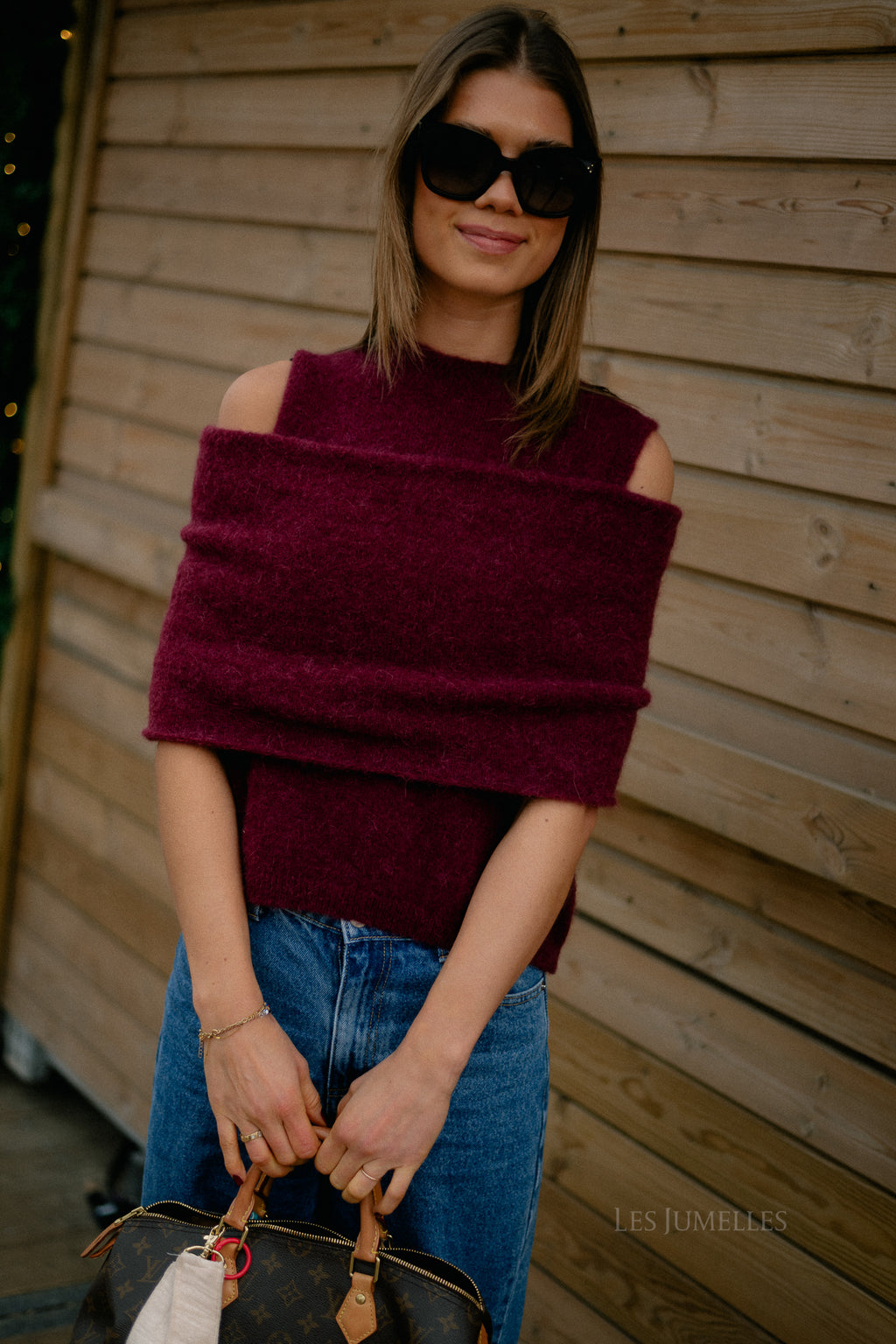 Louelle jumper burgundy
