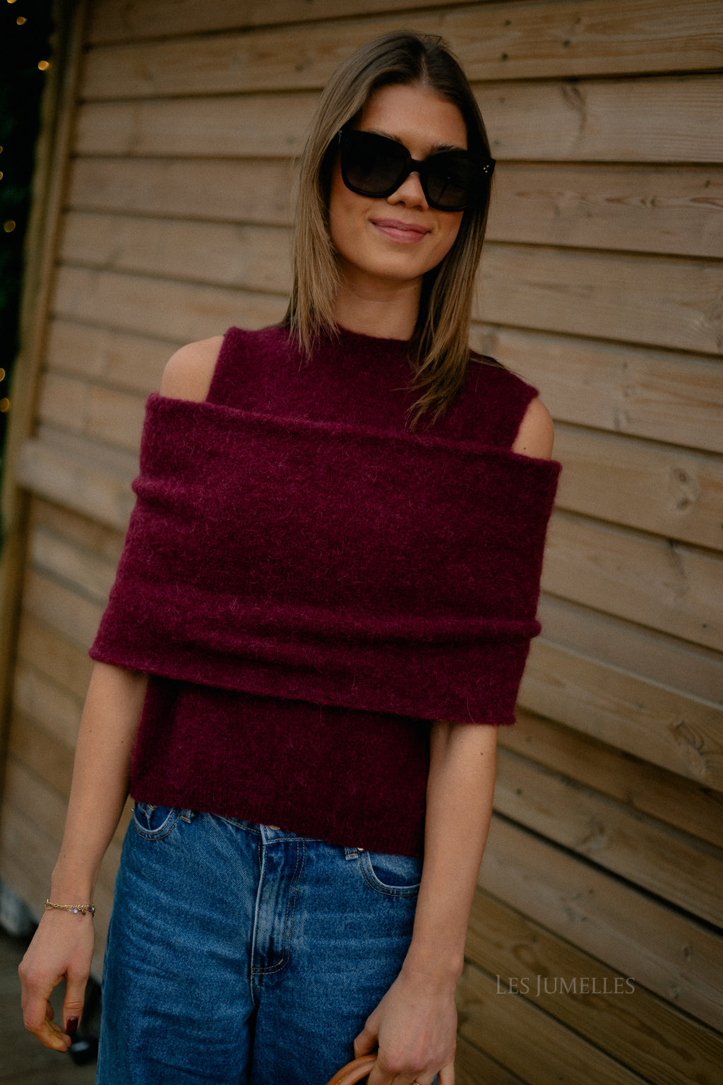Louelle jumper burgundy