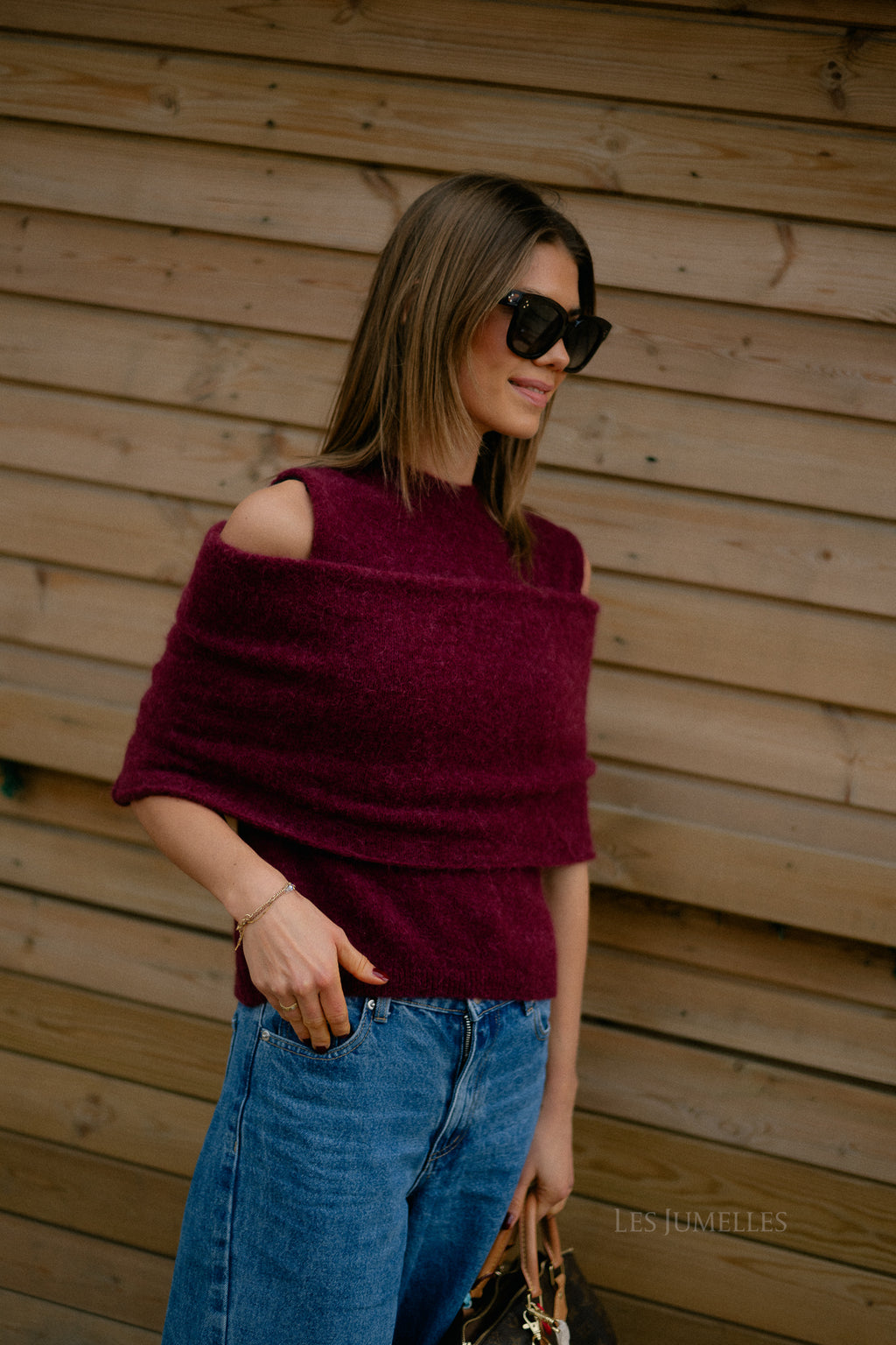 Louelle jumper burgundy