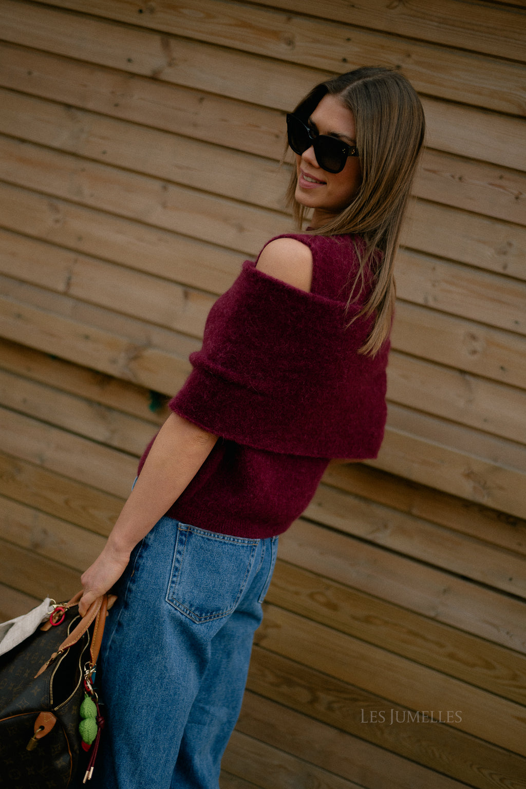 Louelle jumper burgundy