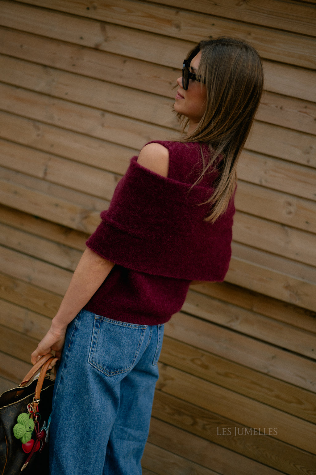 Louelle jumper burgundy