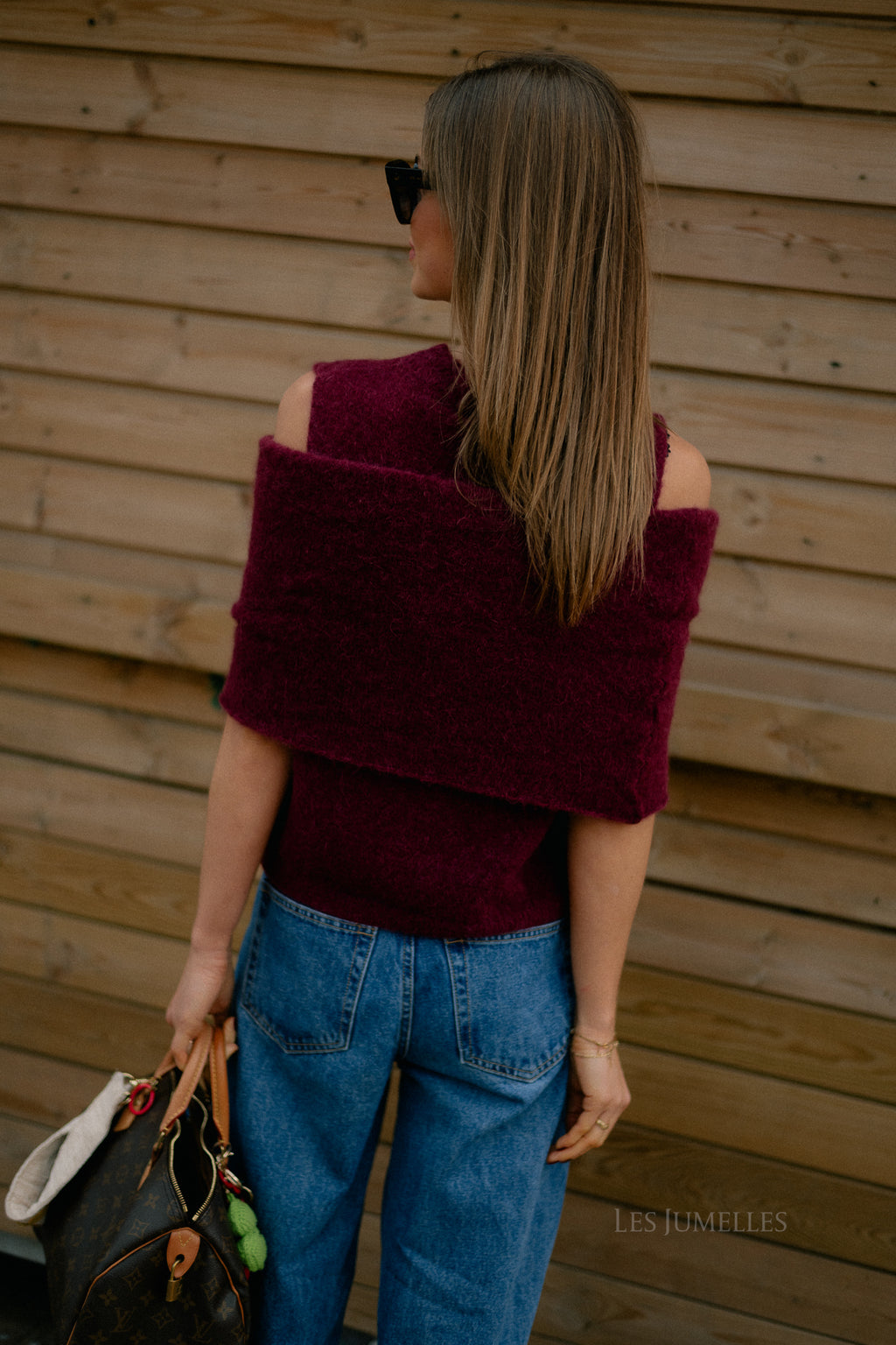 Louelle jumper burgundy