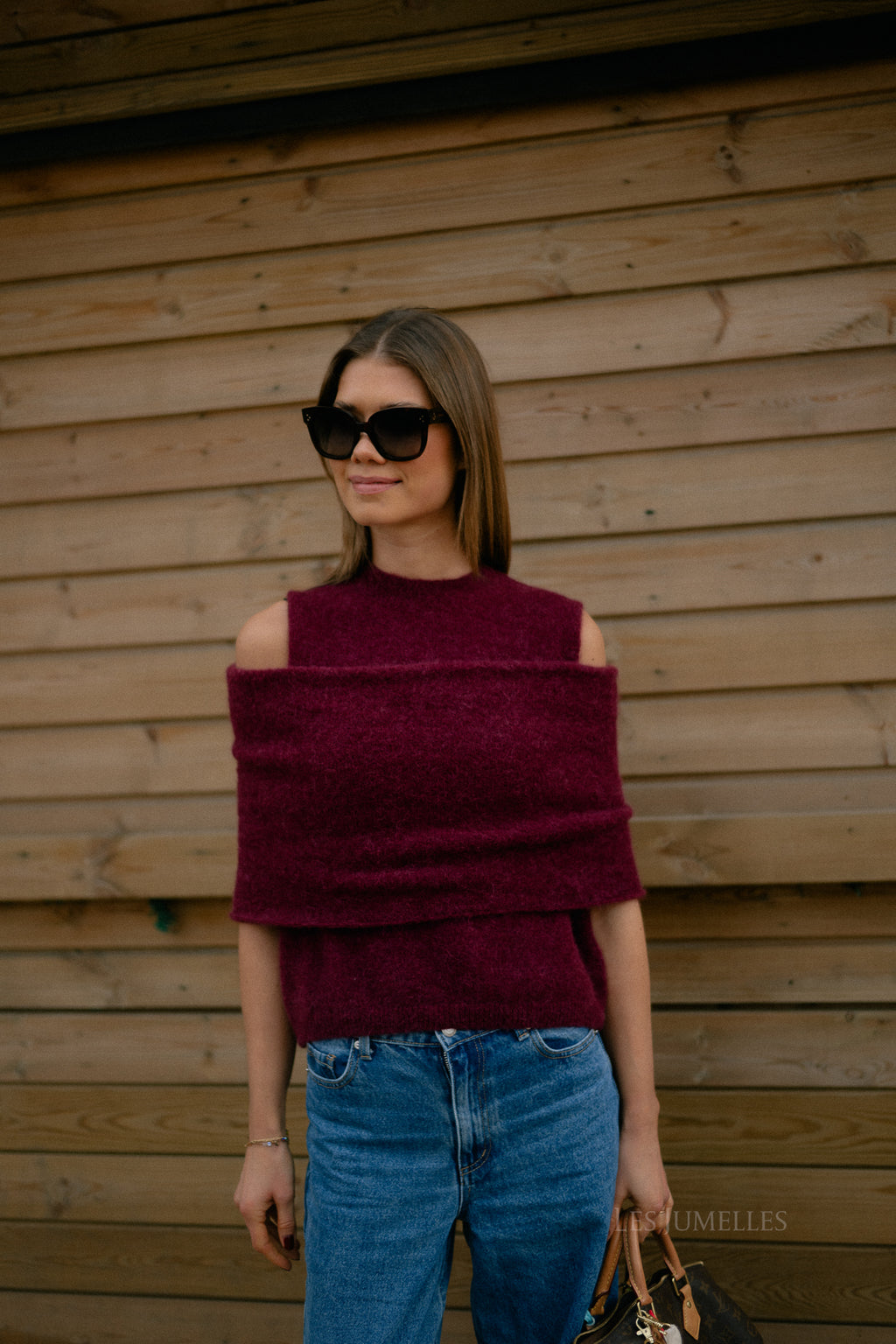 Louelle jumper burgundy