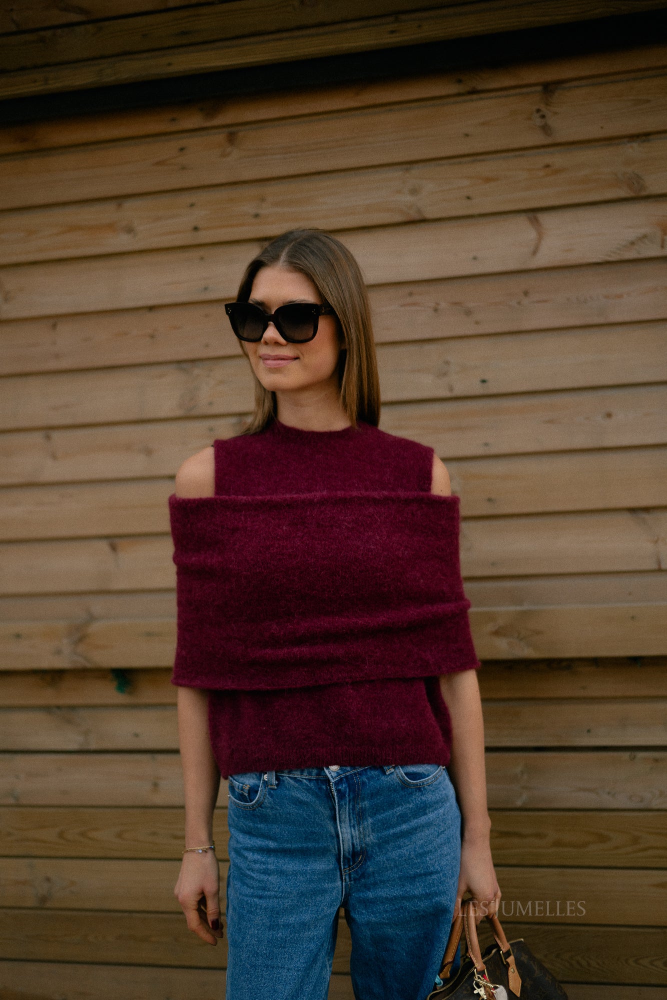 Louelle jumper burgundy