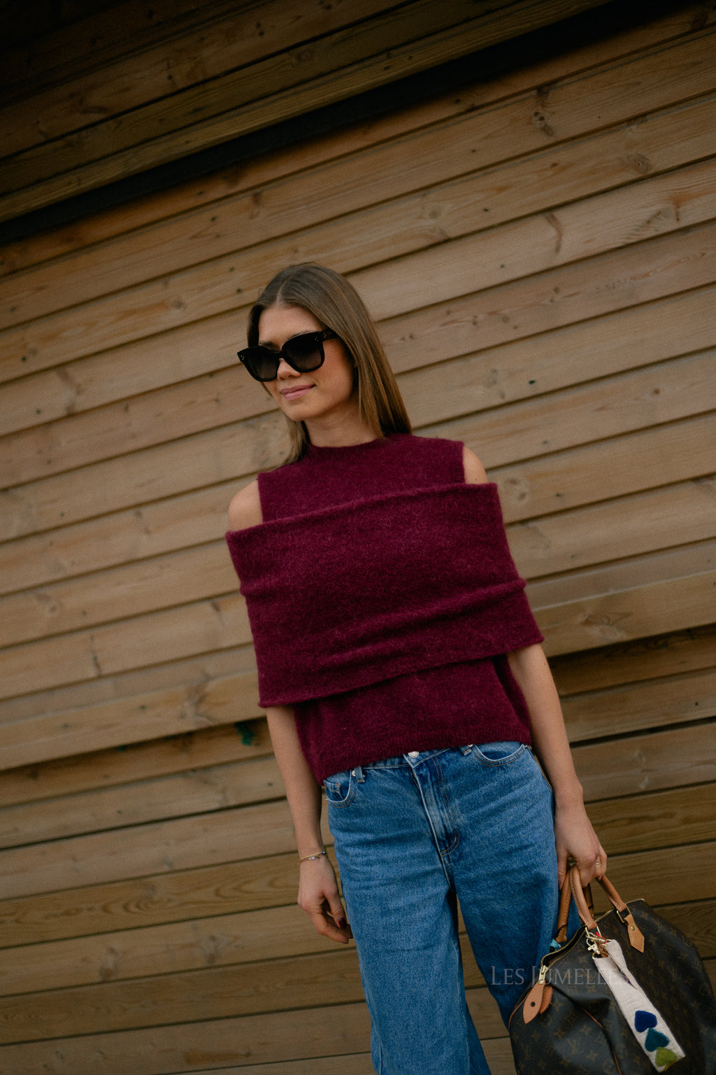 Louelle jumper burgundy