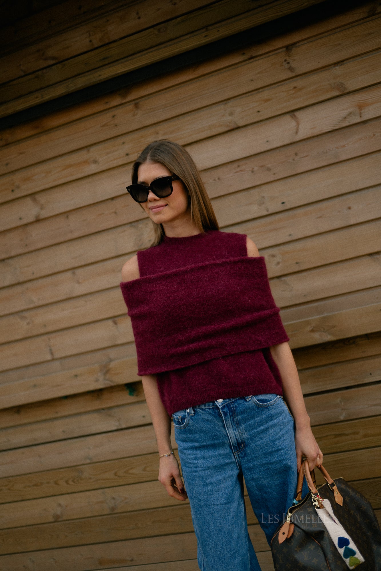Louelle jumper burgundy