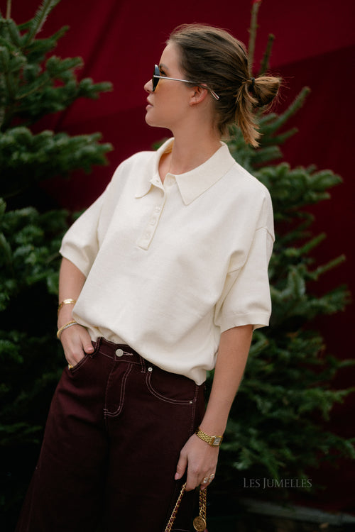 Pull polo GZTalla SS aigrette