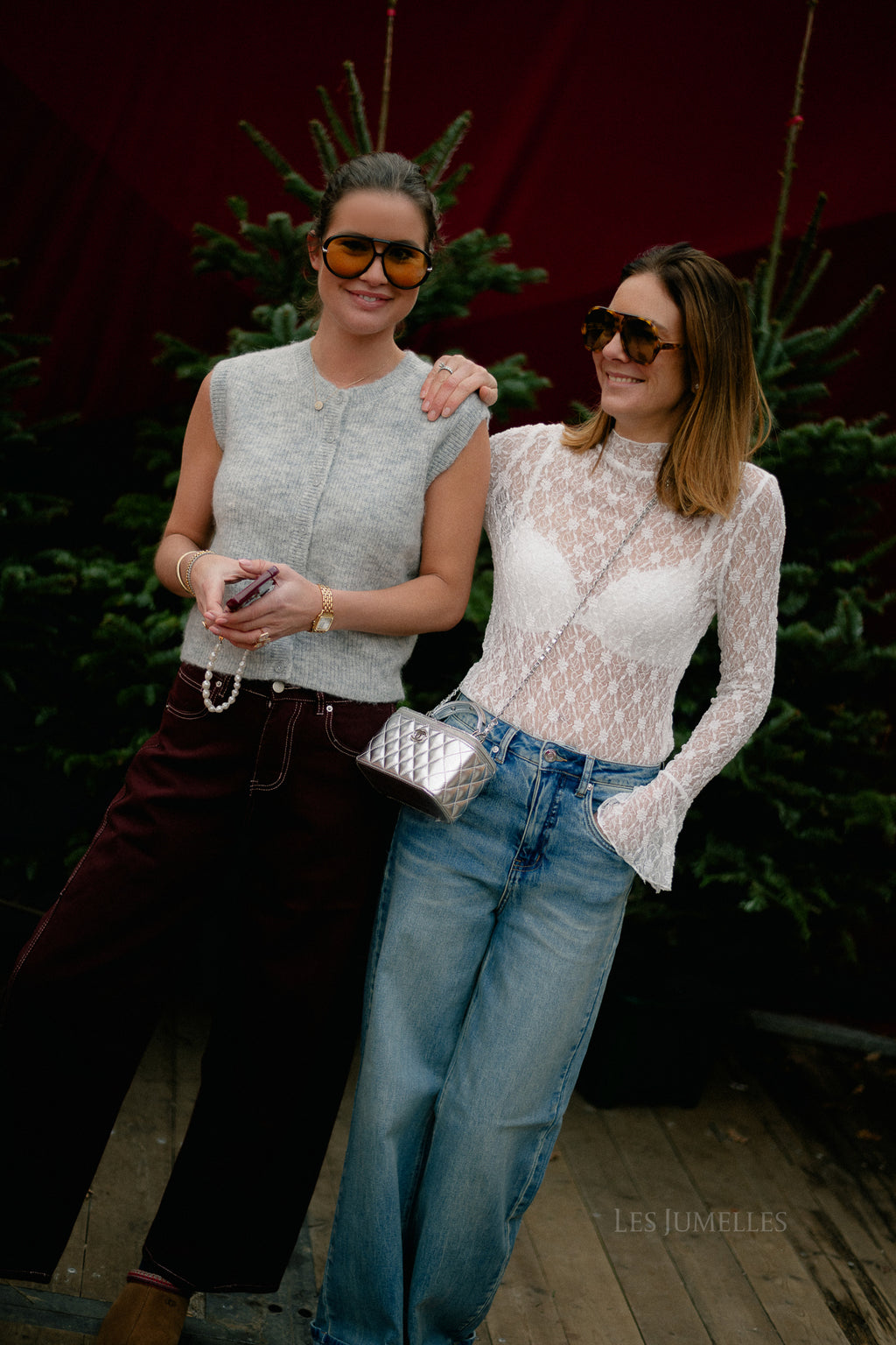 SLFLulu SL button O-neck vest light grey melange