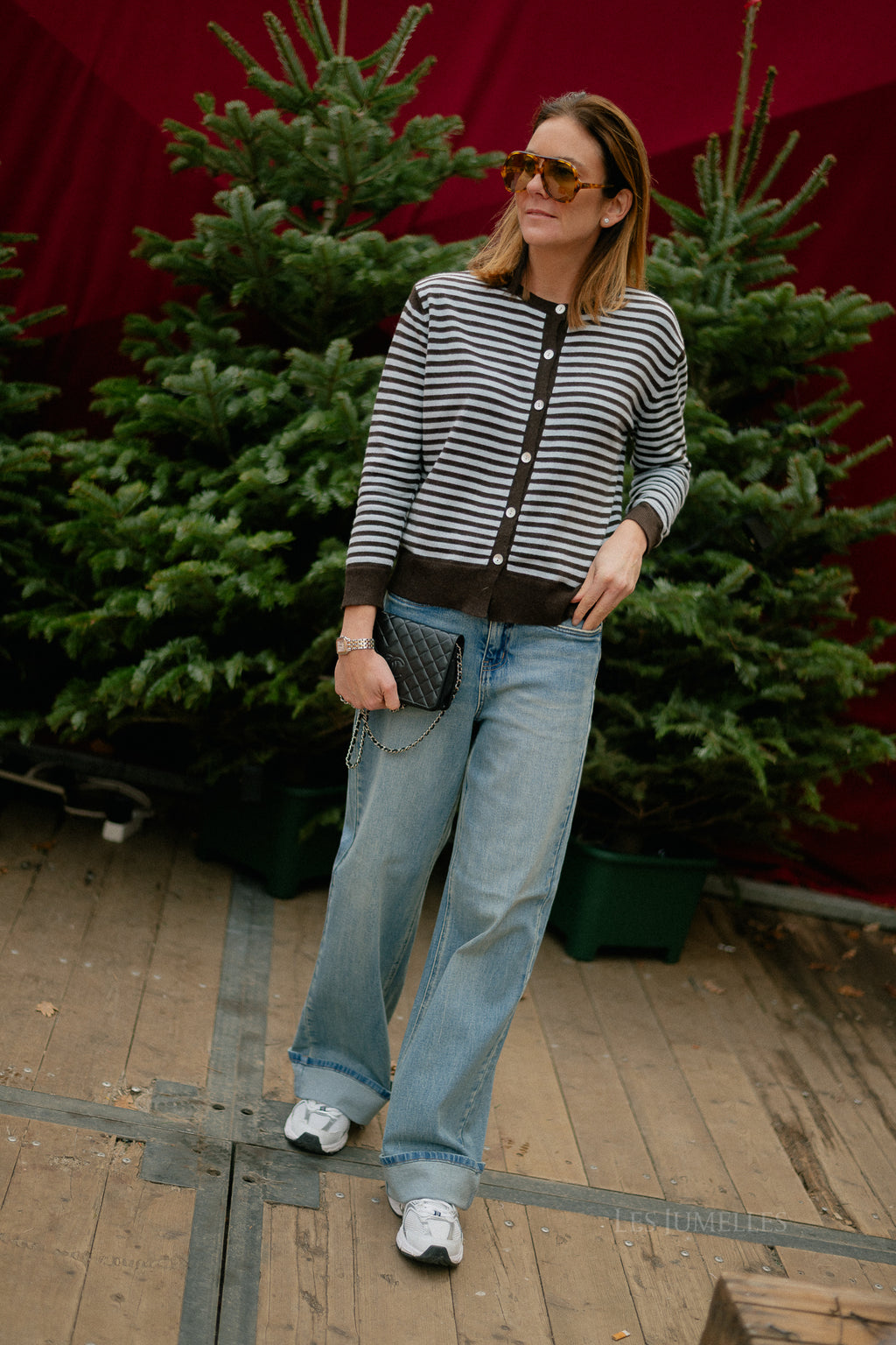 GZSara HW Wide Jeans in Washed Blue