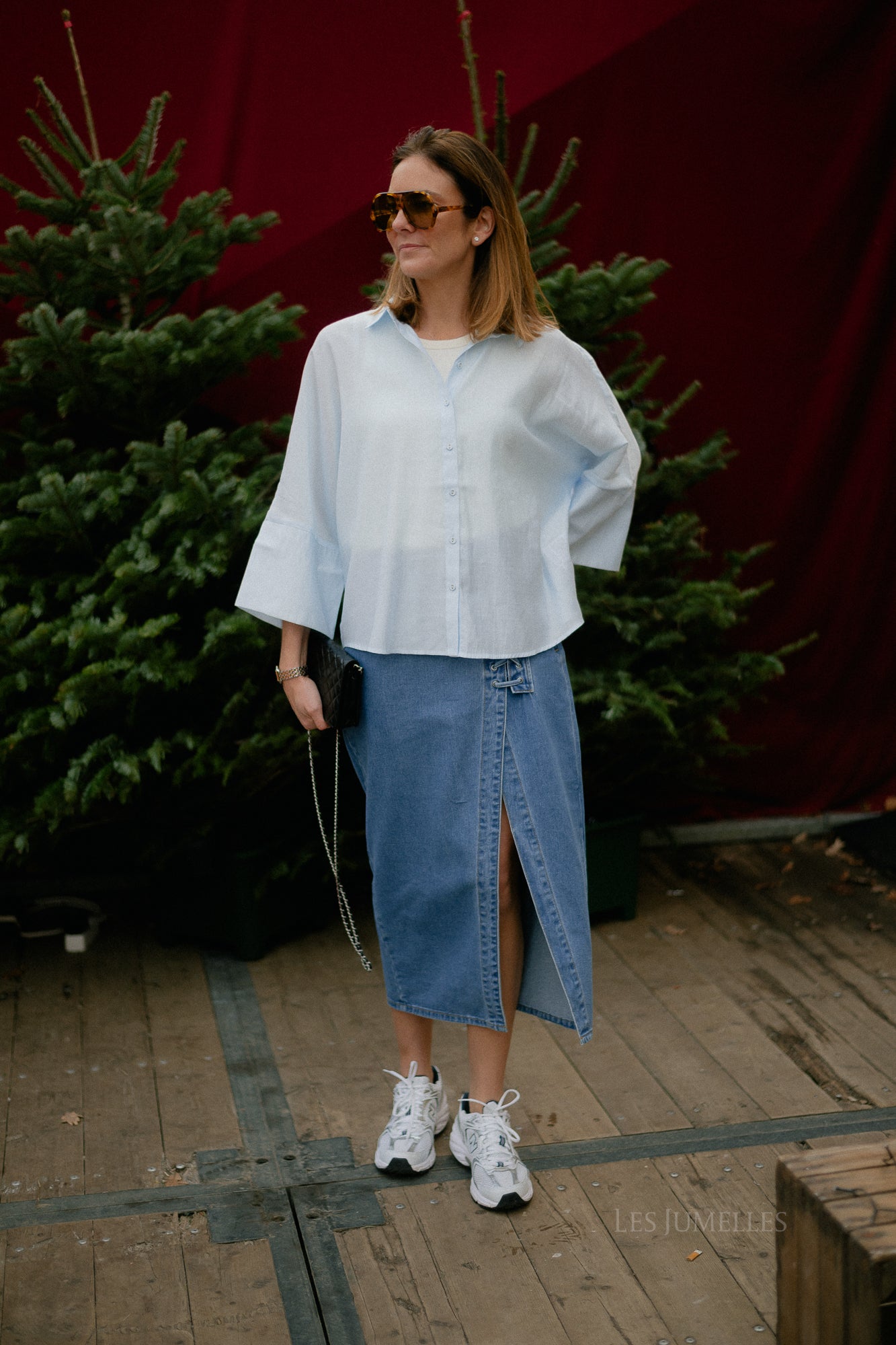 VIAspyn 3/4 loose shirt nantucket breeze