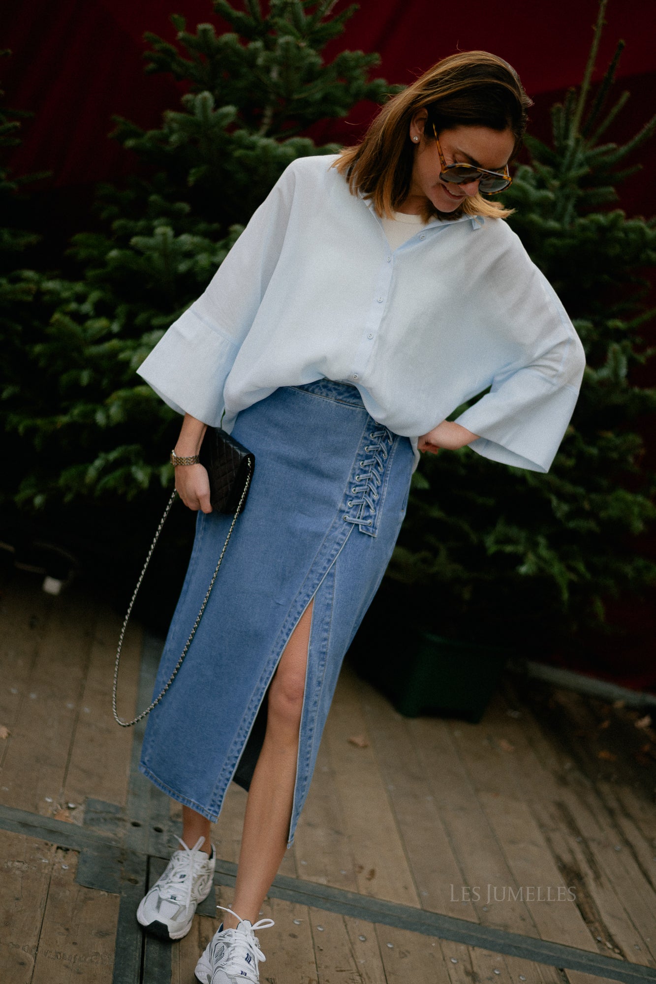 VIAspyn 3/4 loose shirt nantucket breeze