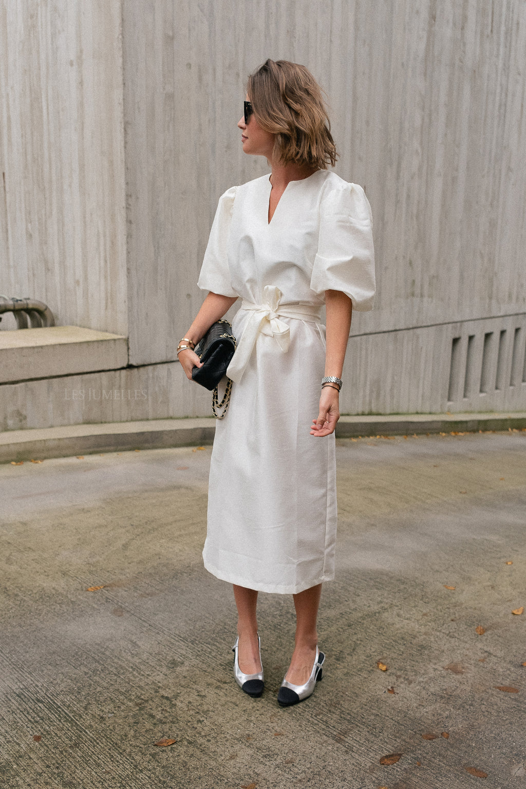 Elysee dress ecru