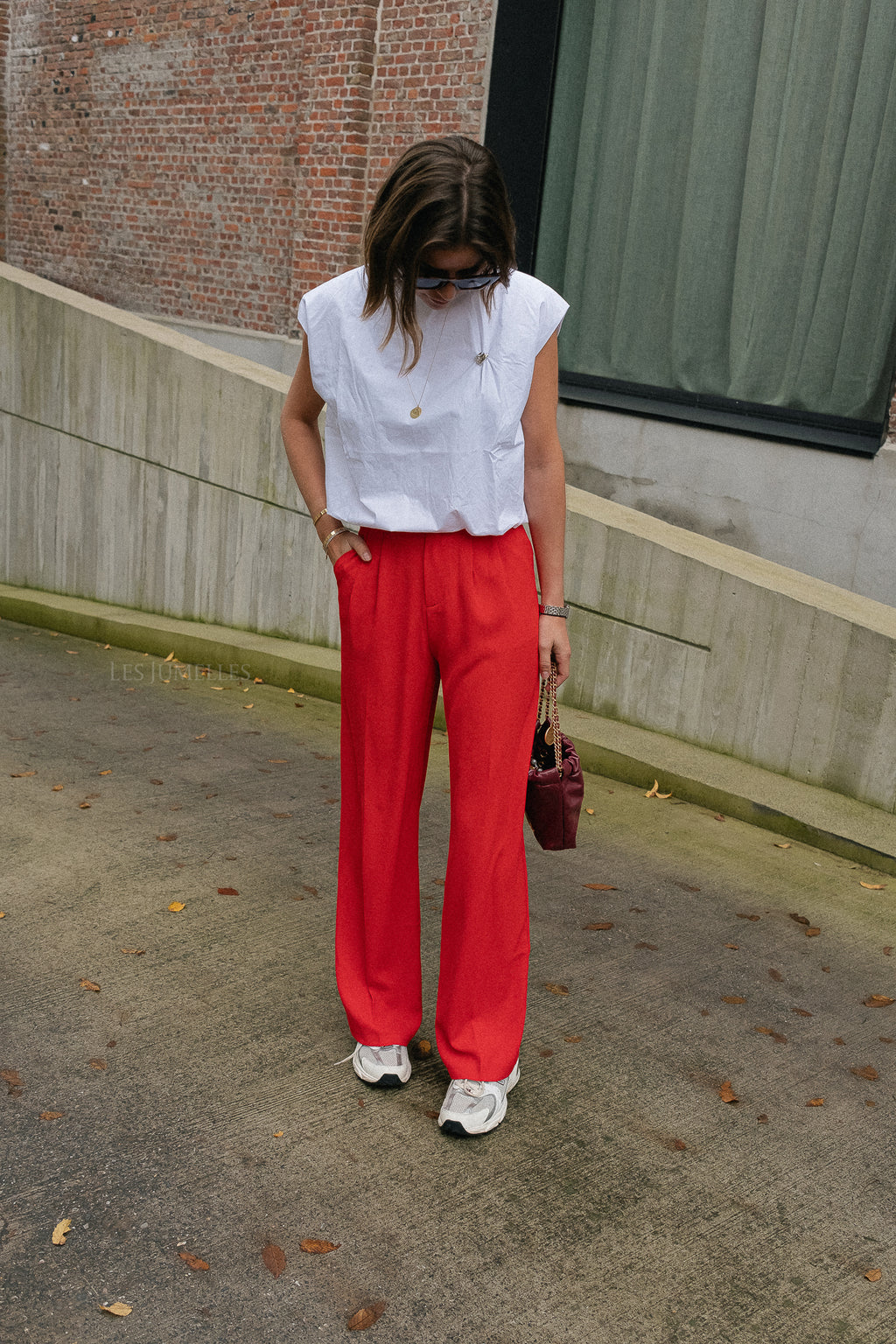 Florine trousers red