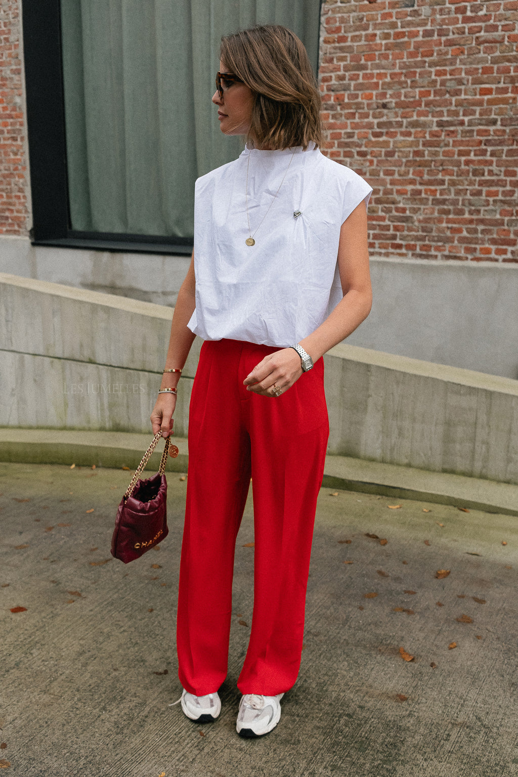Florine trousers red