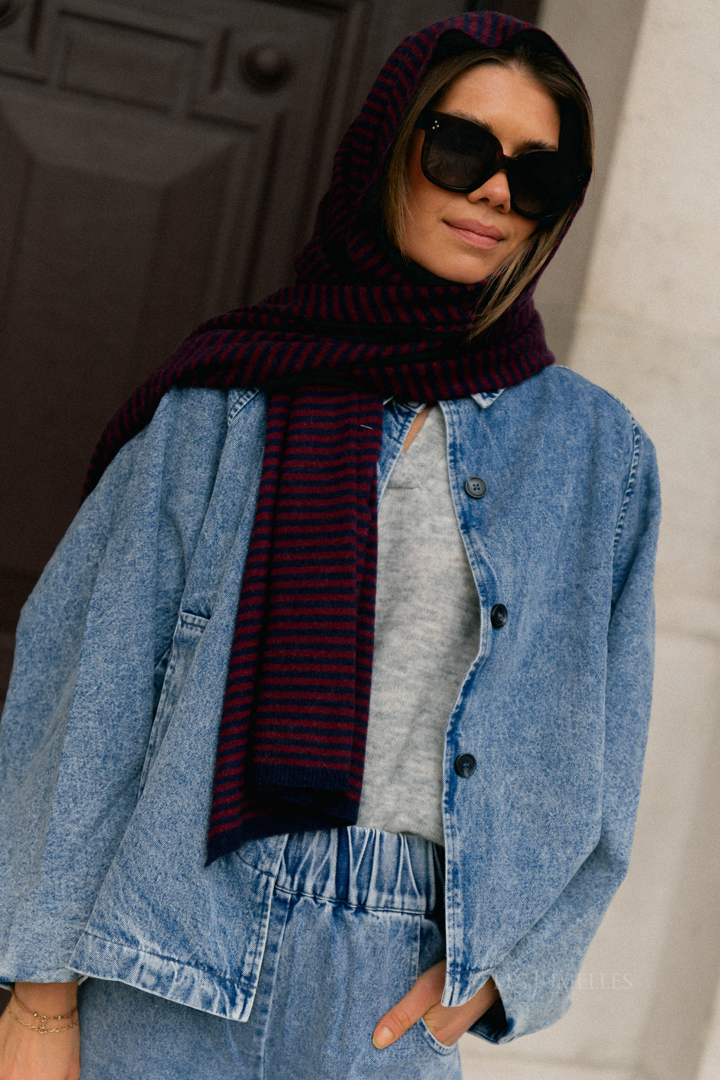 Jodie jas lichtblauw denim