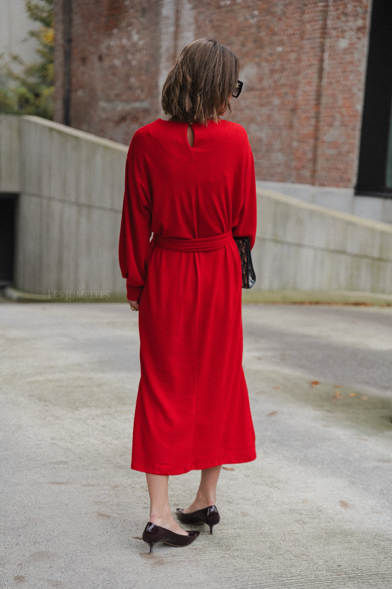 Robe longue Mabel rouge