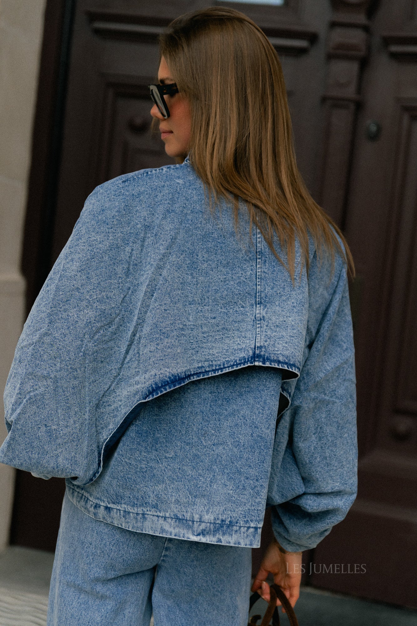 Veste Jodie en denim bleu clair