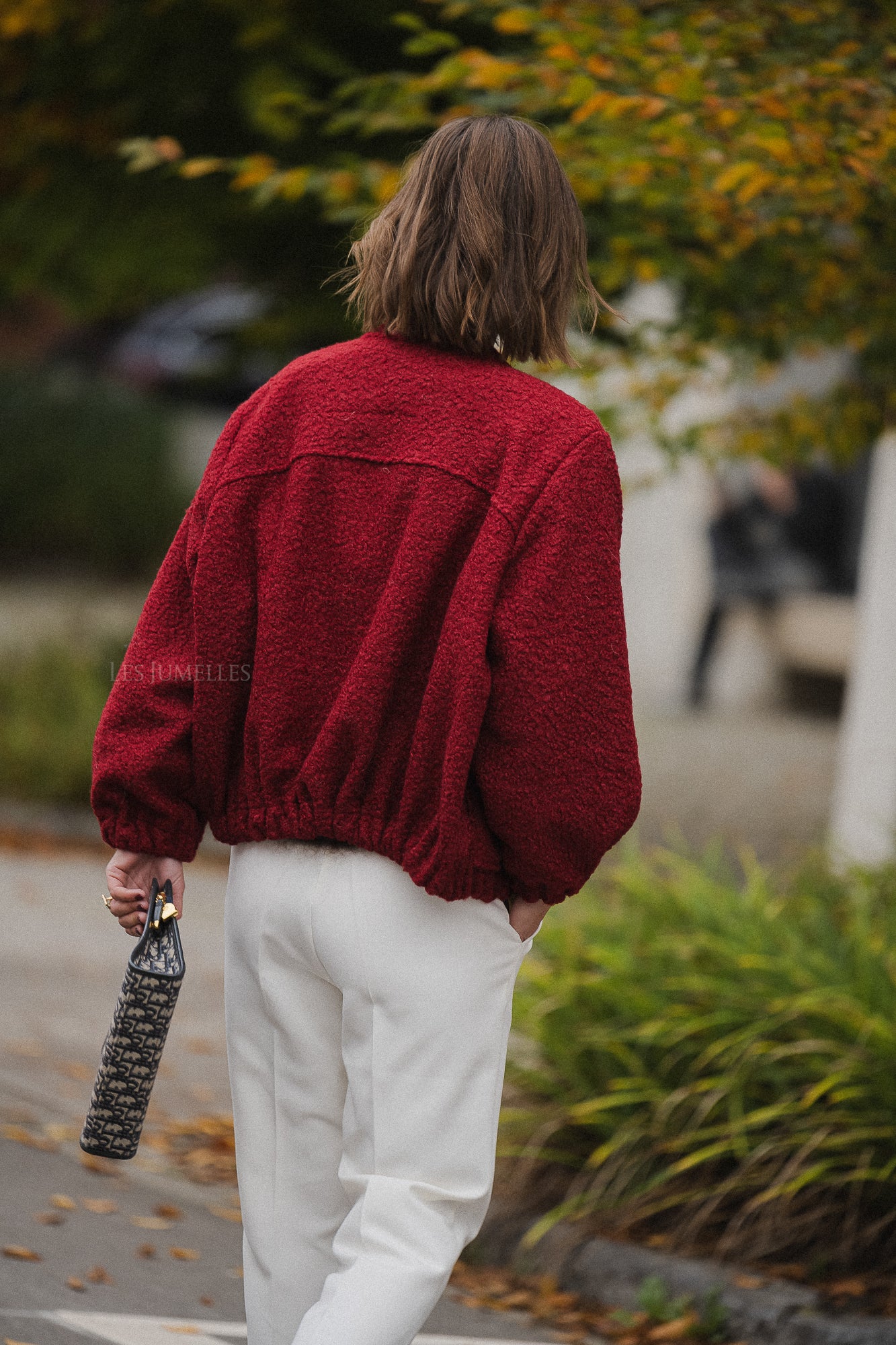 Blouson aviateur Caroline bordeaux