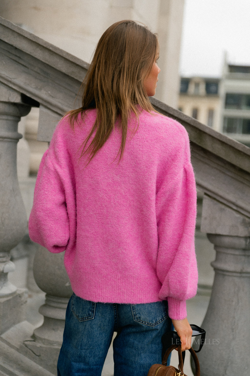 VIMarley LS EMB knit pullover fiji flower