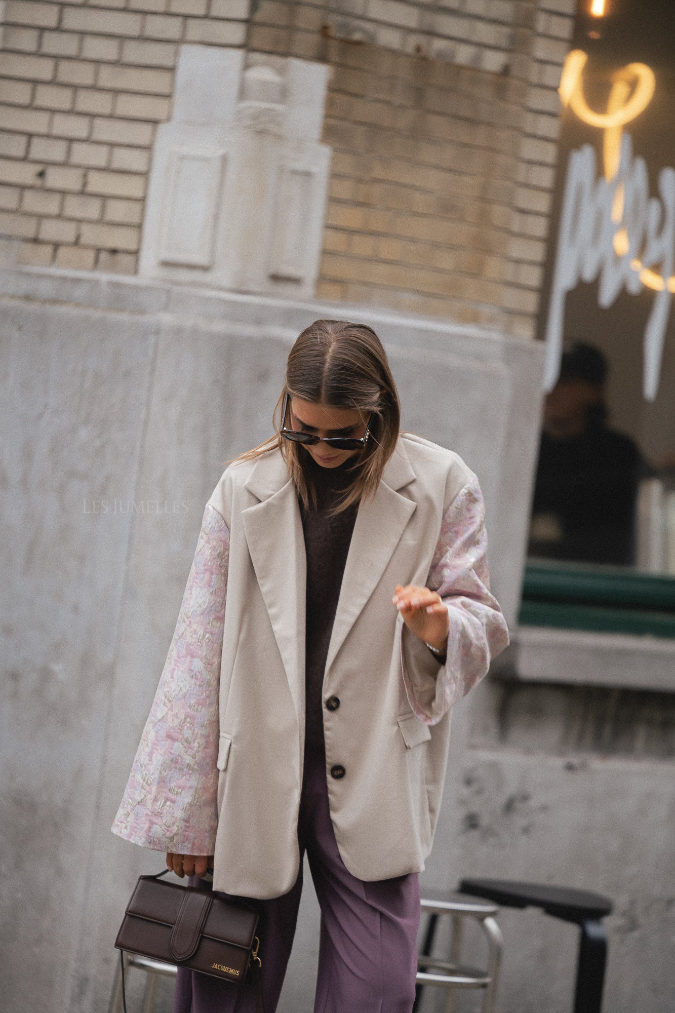 Madeline blazer beige/pink