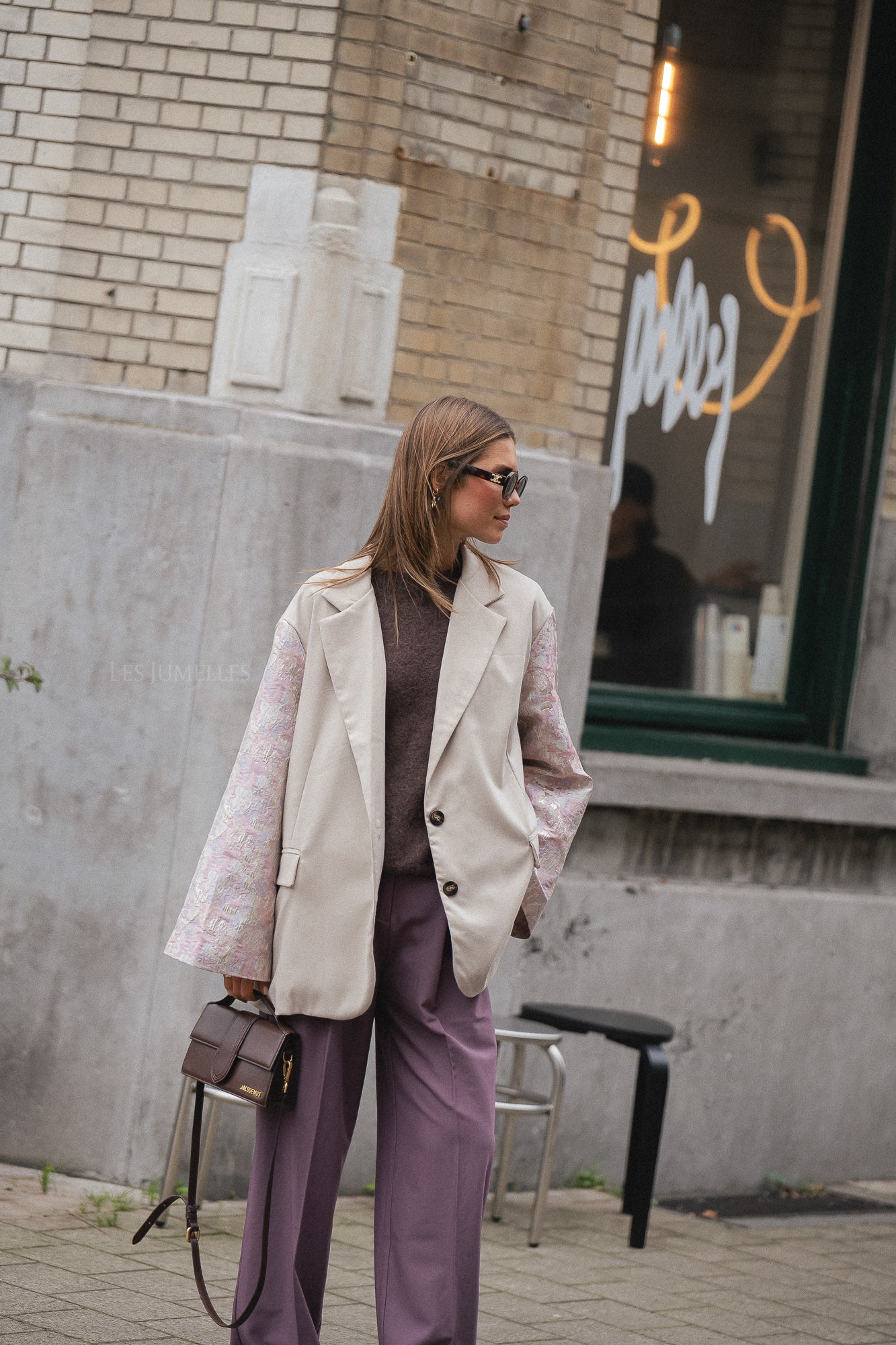 Madeline blazer beige/pink