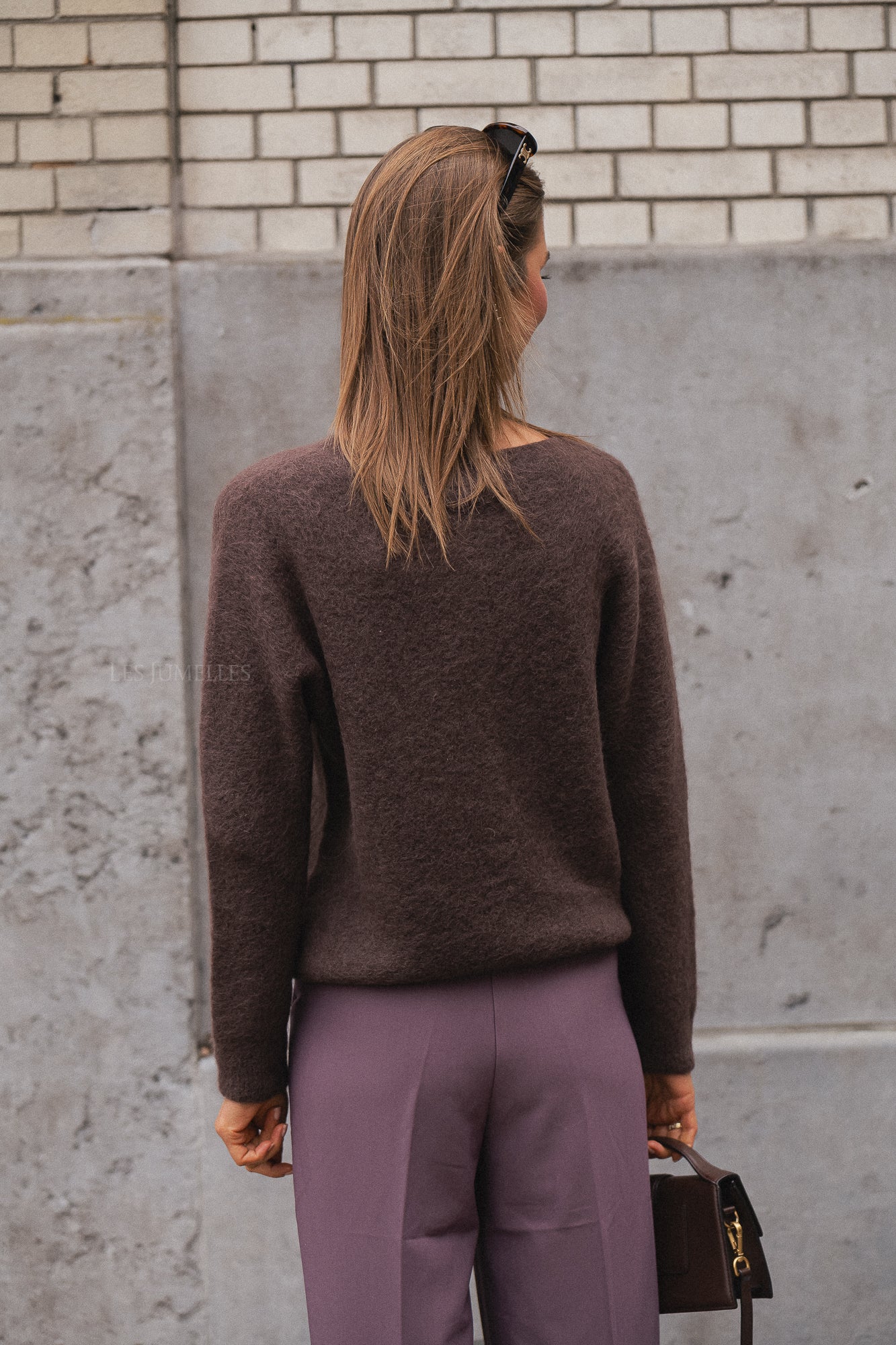 Anna alpaca jumper brown