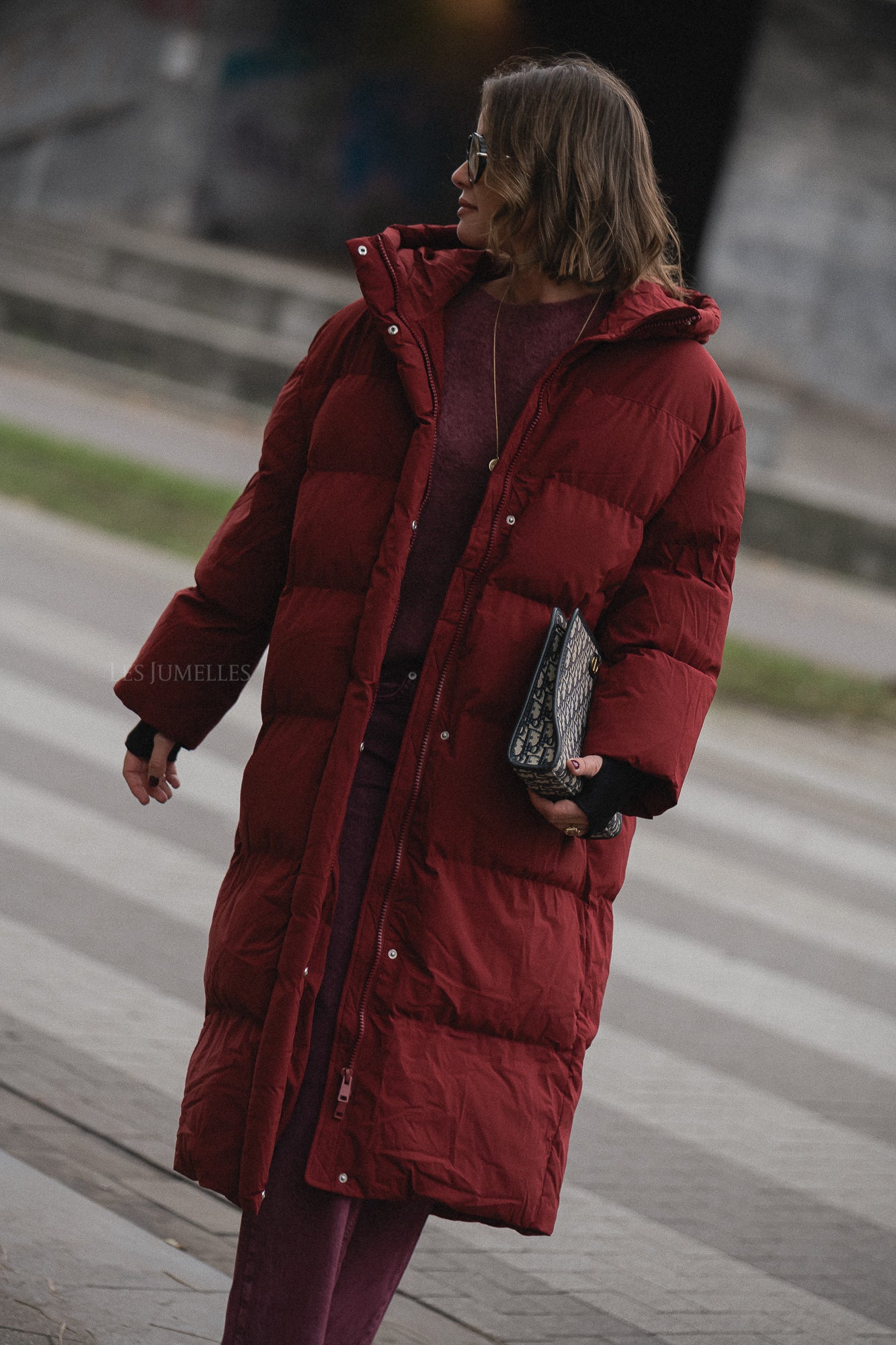 Alica coat burgundy