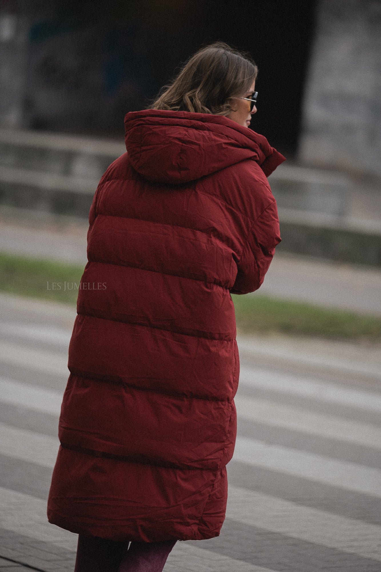 Alica coat burgundy