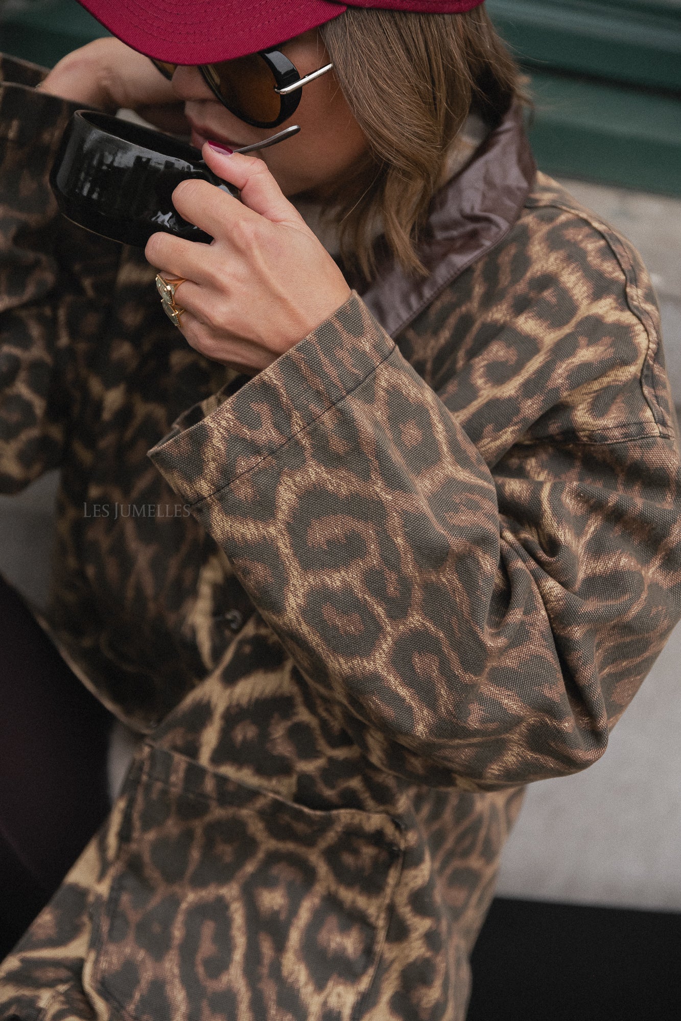 Megan leopard jas