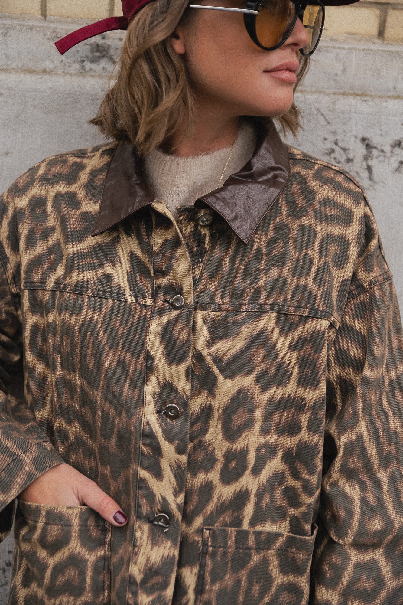 Megan Leopardjacke