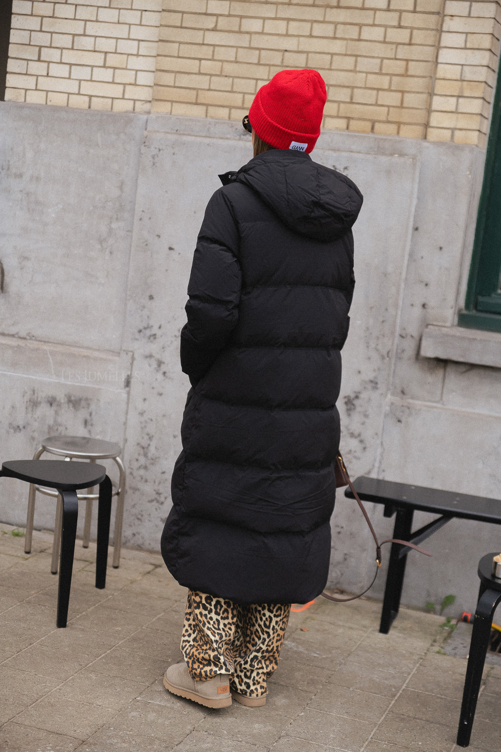 SLFSofie-Nita redown coat black