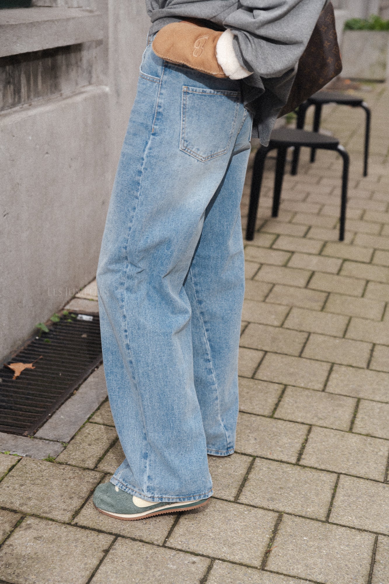 VIAbila HW Loose Jeans Hellblau Denim