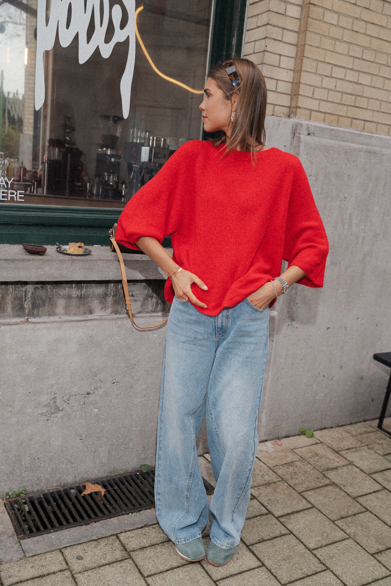 Monica Pullover Rot