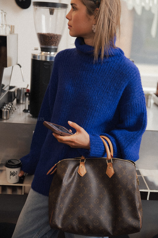 Les Jumelles Darla Pullover in Spectrum Blau