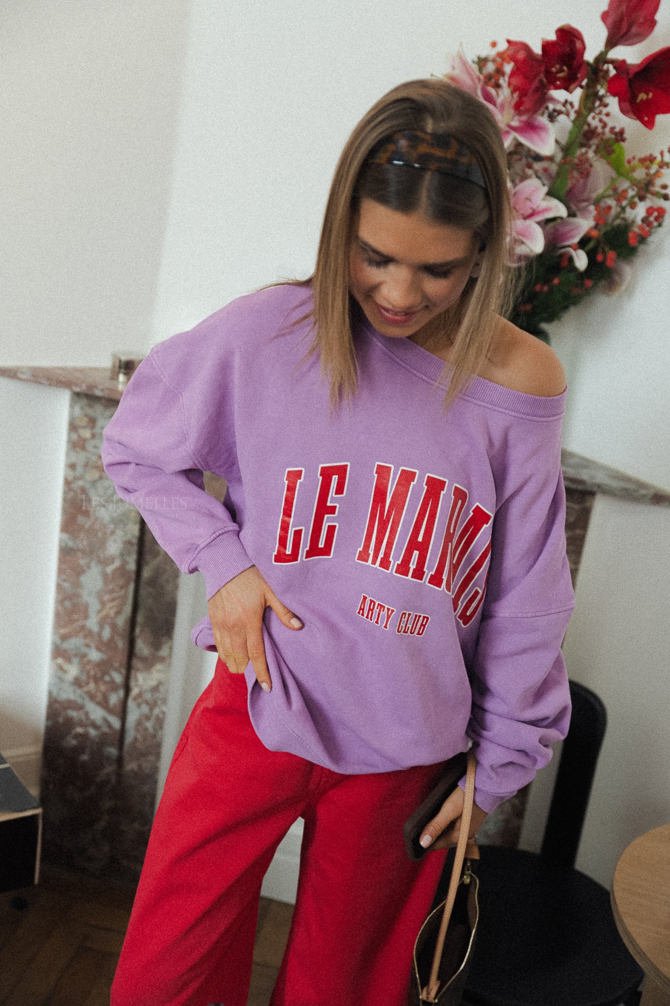 Le Marais Pullover flieder