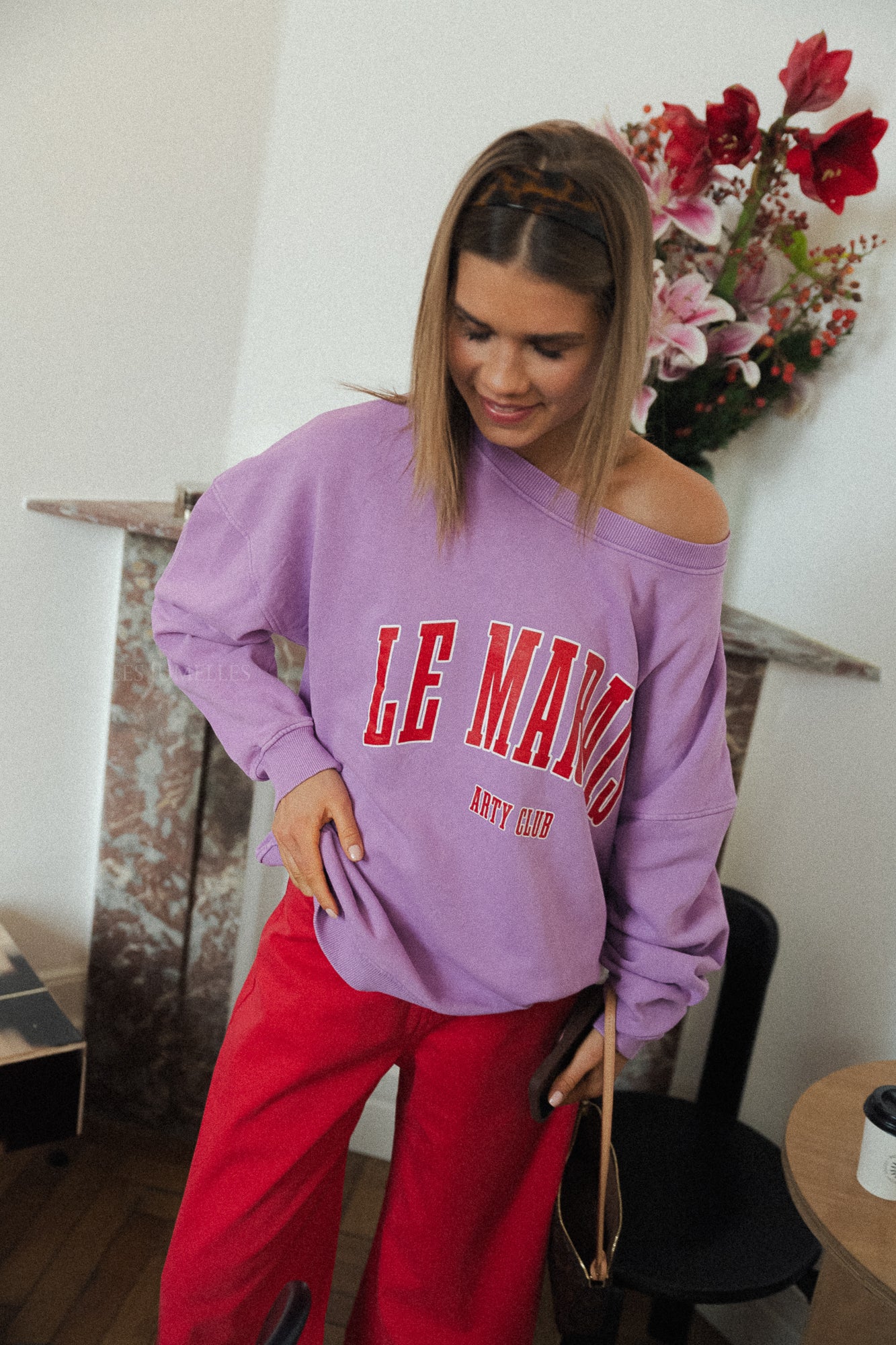 Le Marais Pullover flieder